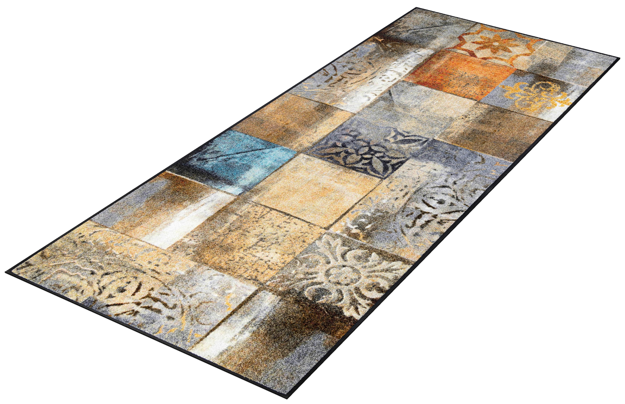 wash+dry by Kleen-Tex Chemin de table »Tilea« Rectangulaire 7 mm Höhe Schmutzfangläufer, rutschhemmend, In- und Outdoor geeignet, waschbar