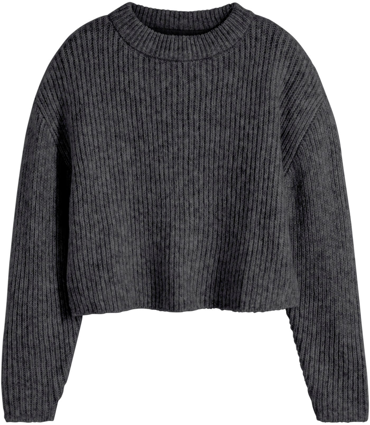 bonprix Pull en tricot aus Polyester, Polyacryl, Polyamid und Wolle, weit geschnitten