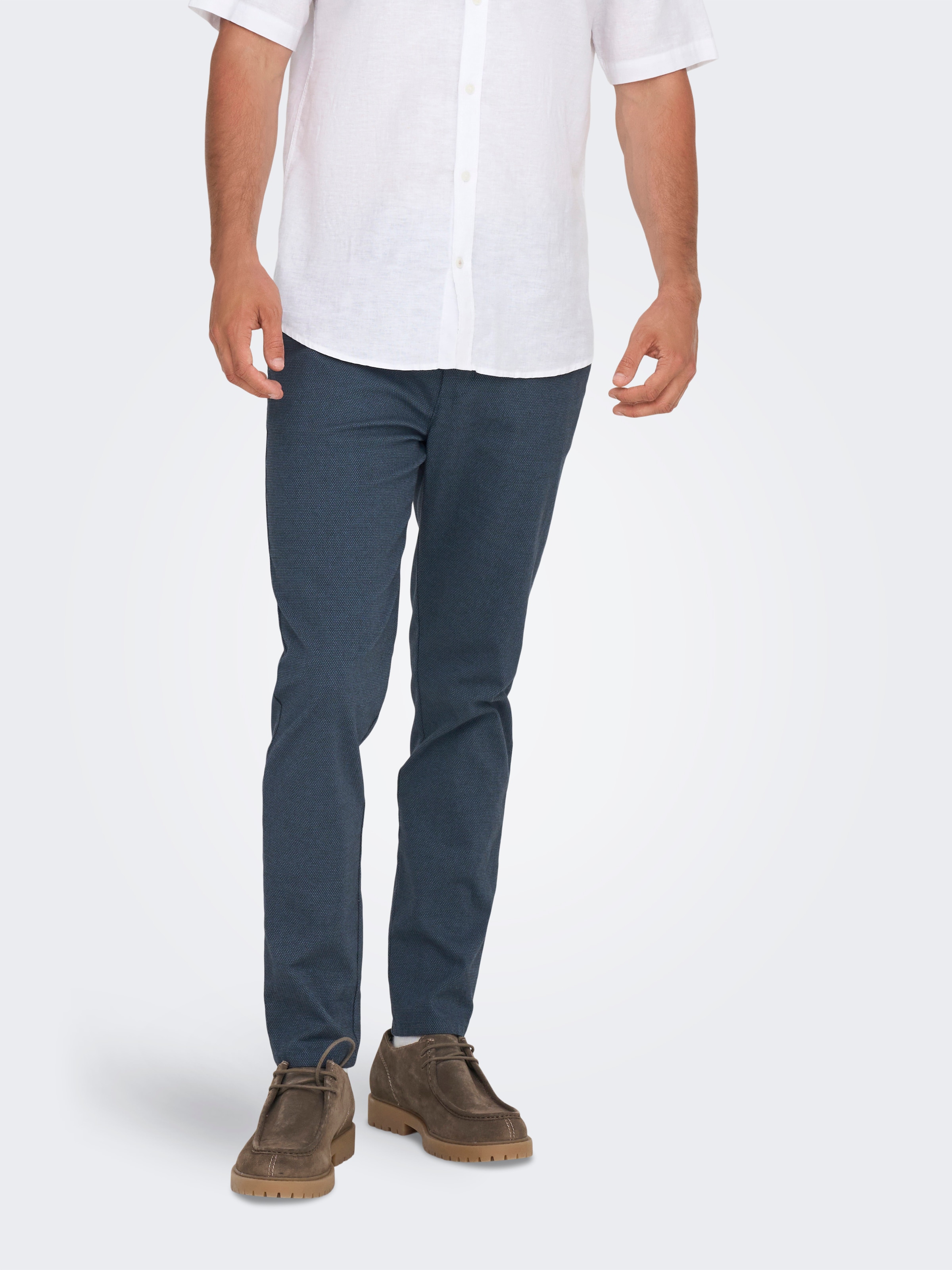 Image of ONLY & SONS Anzughose "ONSMARK PETE SLIM DOBBY 0058 PANT NOOS"