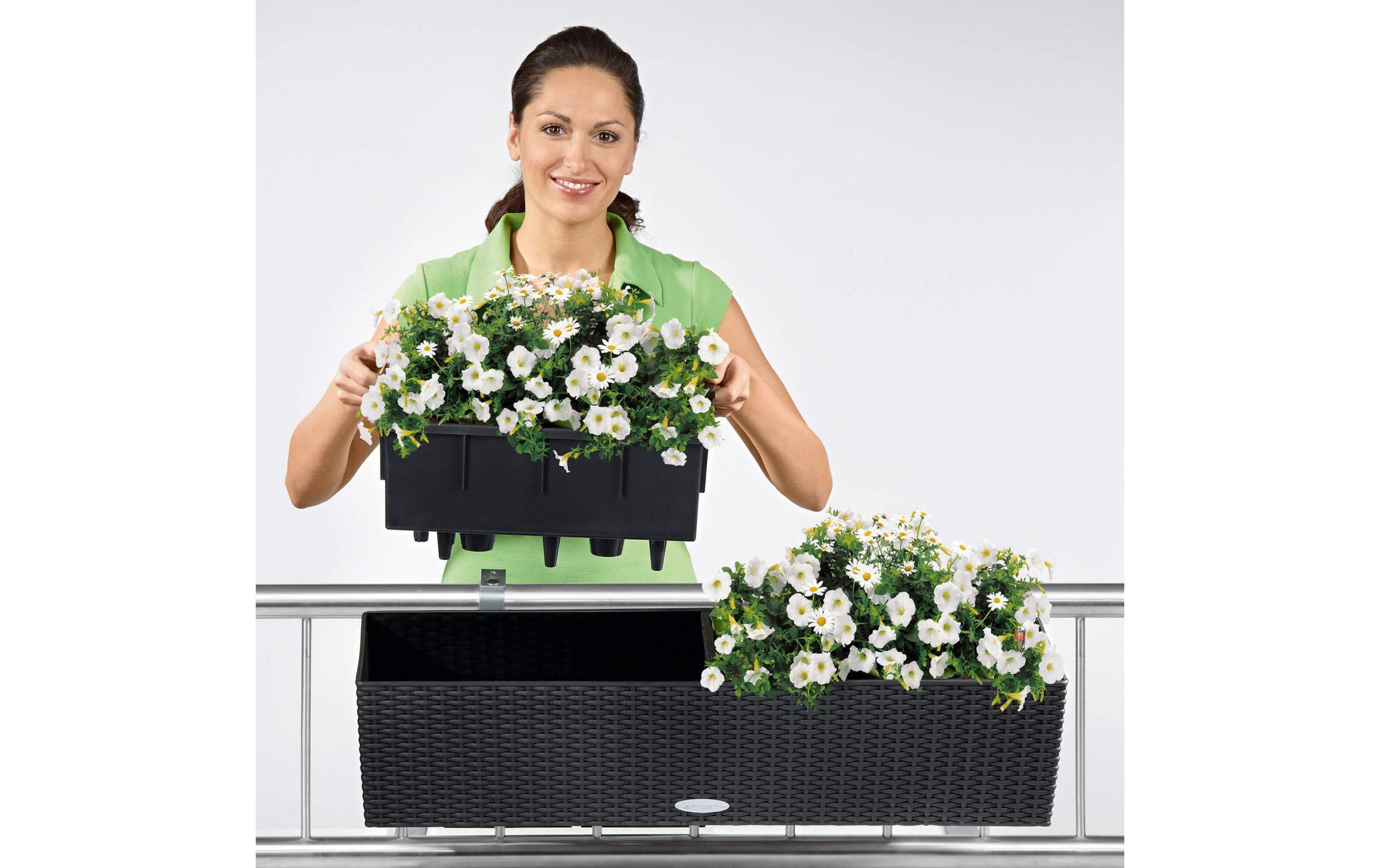   Blumentopf »Lechuza Balconera Cottage 80 Braun«