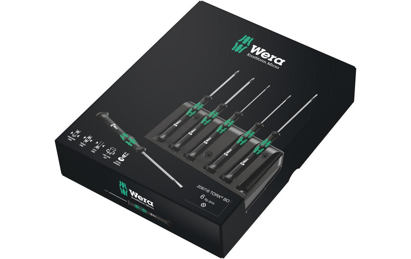 Wera Schraubendreher »Kraftform Micro 2067/6 Torx, 6-teilig«