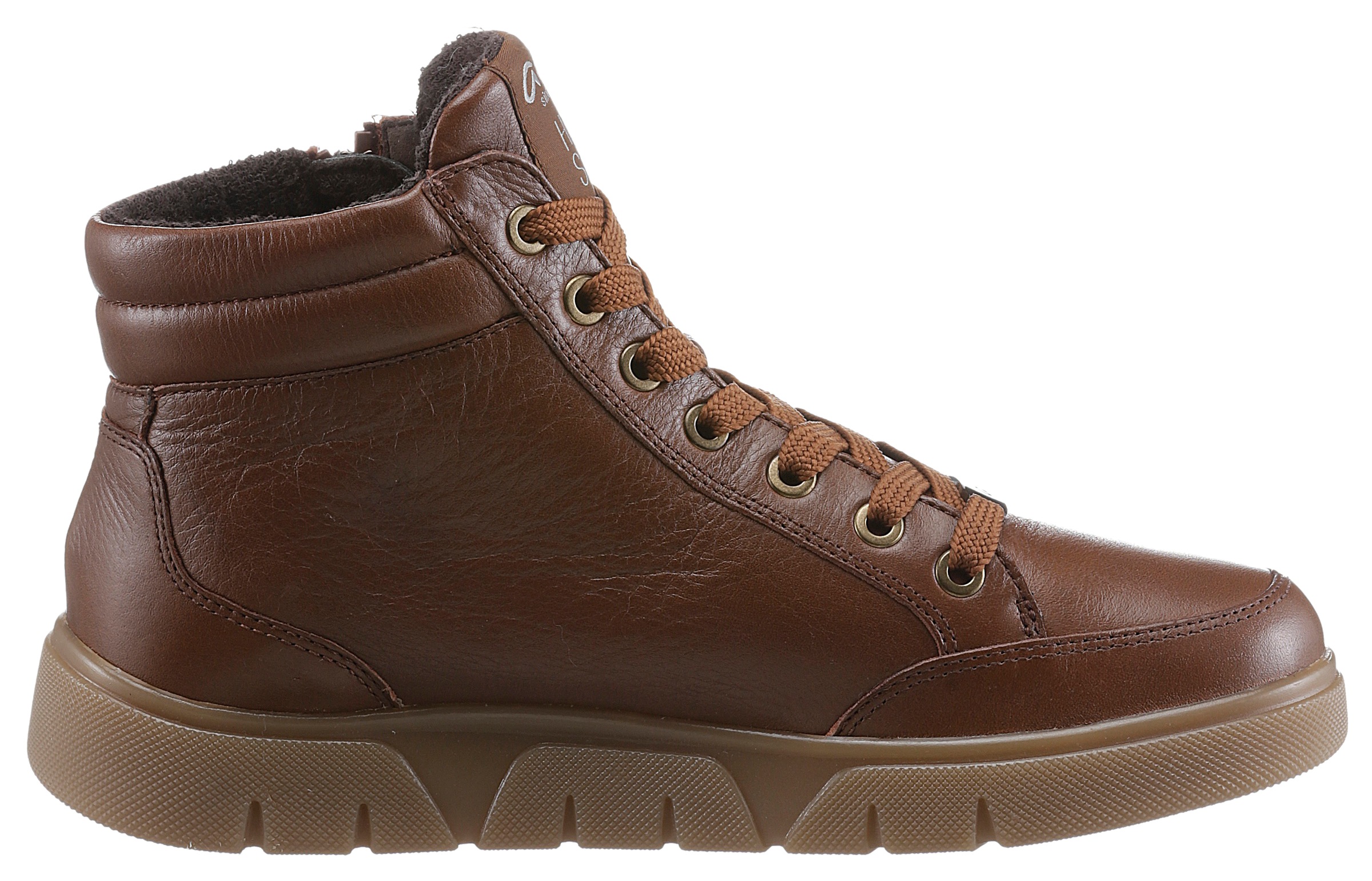 Ara Schnürboots »ROM«, Stiefelette, Bequemschuh mit Reissverschluss
