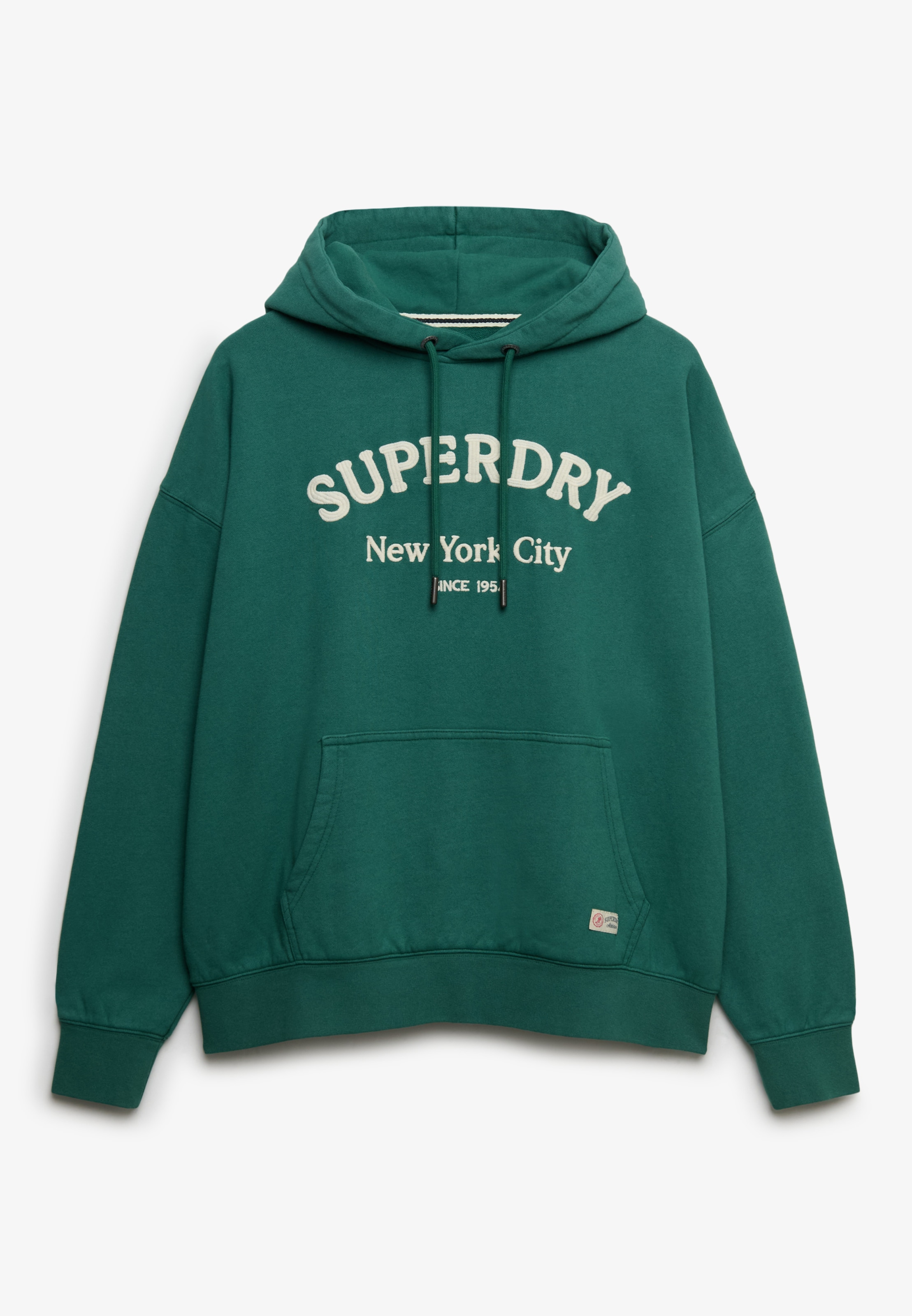 Superdry Kapuzensweatshirt »Luxe Casual Emb Relaxed Hood«, Baumwolle, oversize
