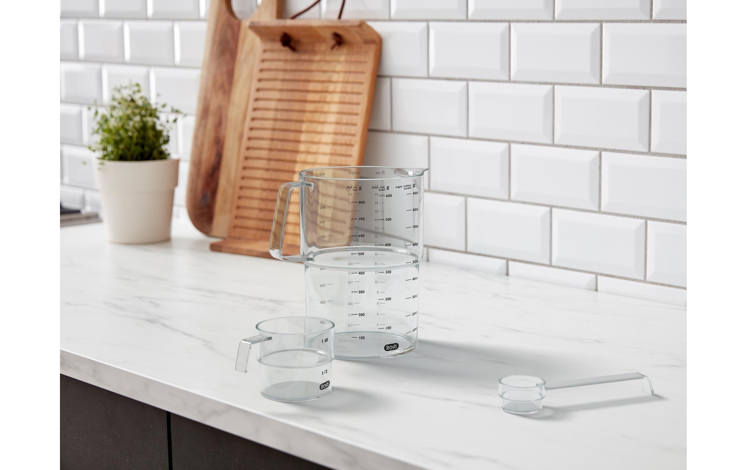   Messbecher »Rosti Mensura 11,15 dl« Kunststoff 3 Stk. tlg.