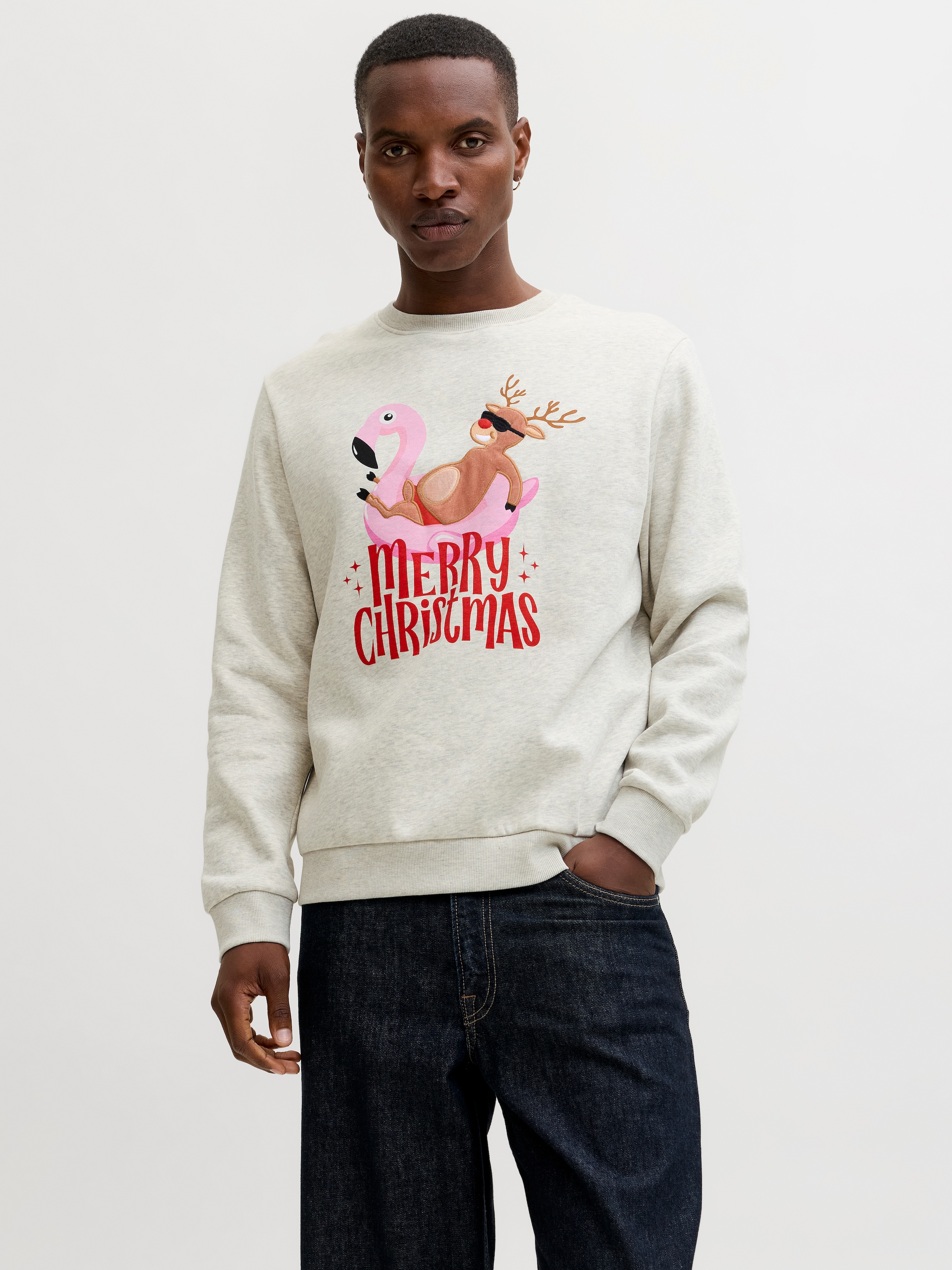 Jack & Jones Sweat-shirt »JJCHRISTMAS SWEAT CREW NECK XMAS«
