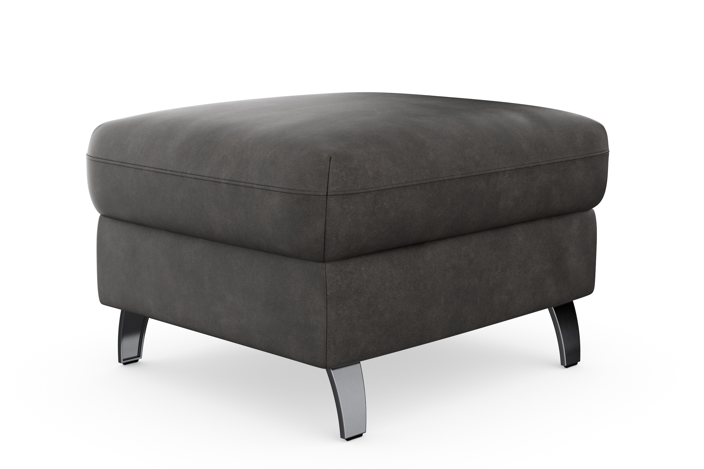 Image of sit&more Stauraumhocker "Grenoble" mit Stauraum und satinierten Füssen