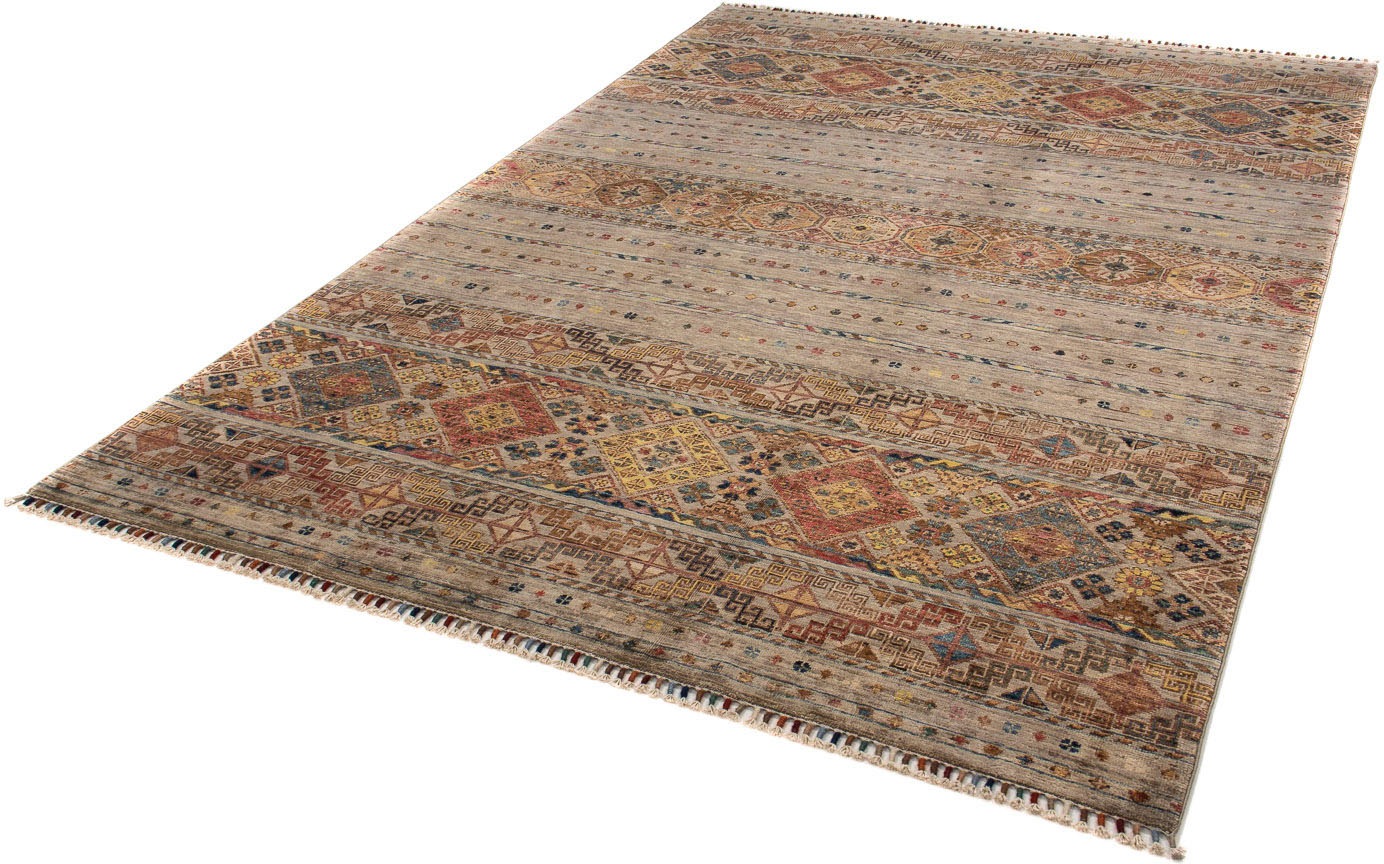 Image of morgenland Orientteppich »Ziegler - 240 x 166 cm - mehrfarbig«, rechteckig, 6 mm Höhe, Wohnzimmer, Handgeknüpft, Einzelstück mit Zertifikat bei Ackermann Versand Schweiz