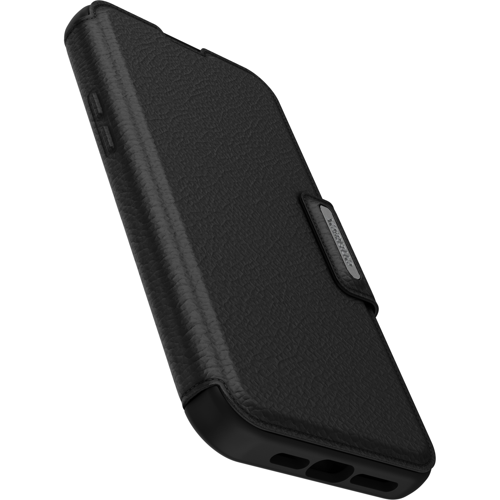Otterbox Flip Case »Strada Hülle für Apple iPhone 15 Pro Max für MagSafe, stossfest« Apple iPhone 15 Pro Max sturzsicher,Premium Lederfolio , 3x getestet nach Militärstandard