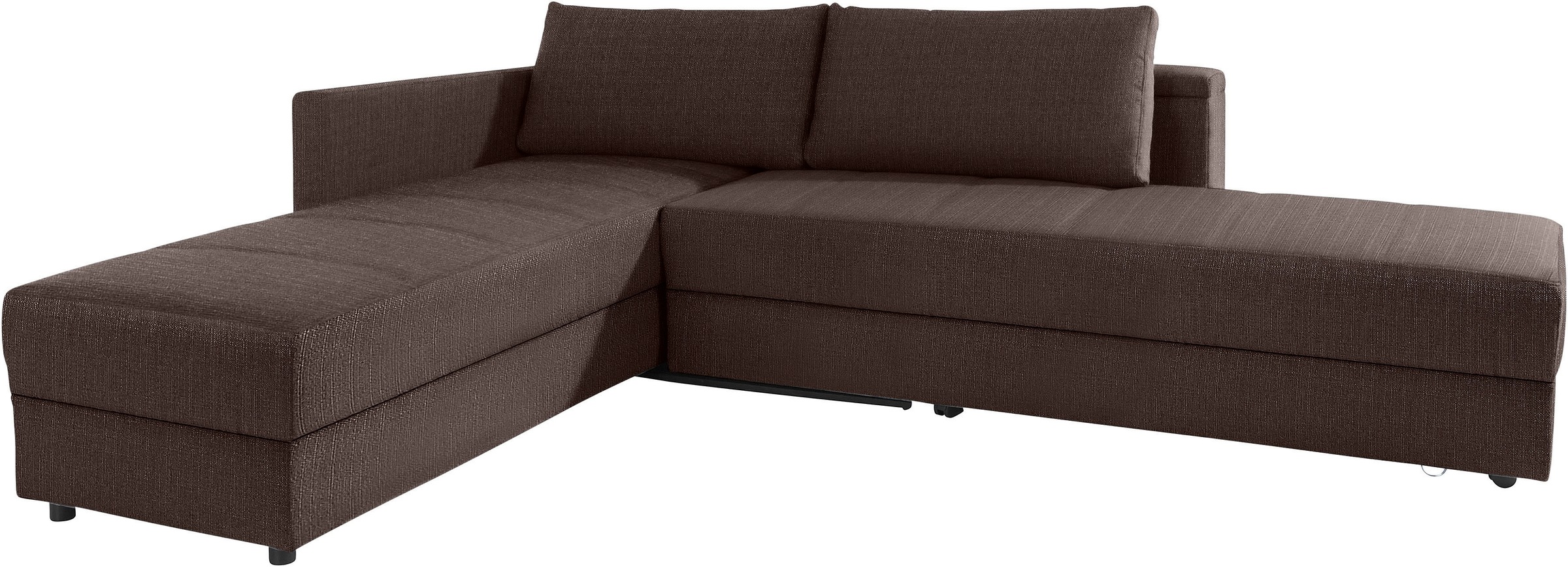 LOOKS by Wolfgang Joop Ecksofa »LooksIII L-Form« durch Drehfunktion zum Bett wandelbar, inklusive Staufach