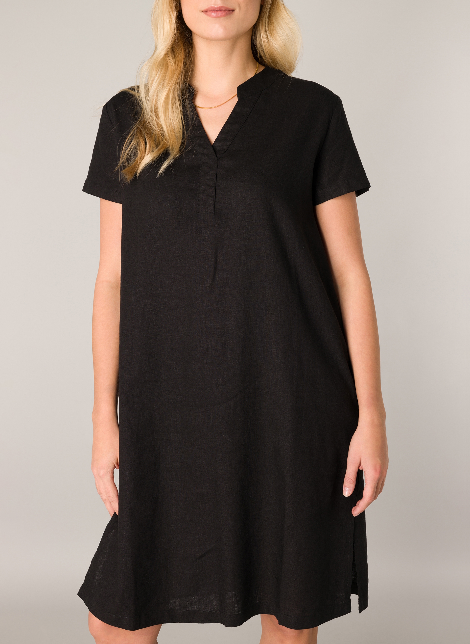 Image of Base Level Tunikakleid "Yacin" Sommerkleid mit Leinen