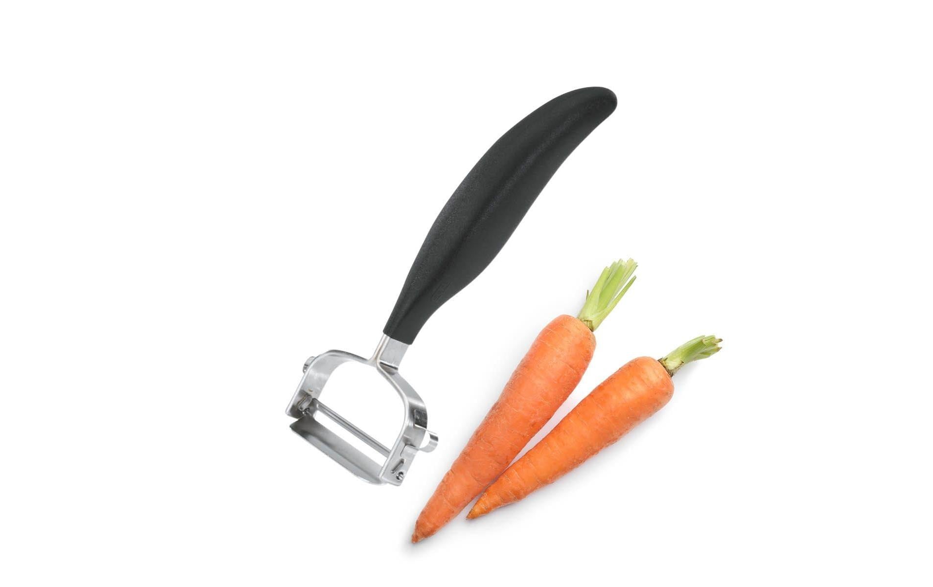 GEFU Sparschäler »GEFU Sparschäler Universale 15.1 cm, Schwarz/Silber«