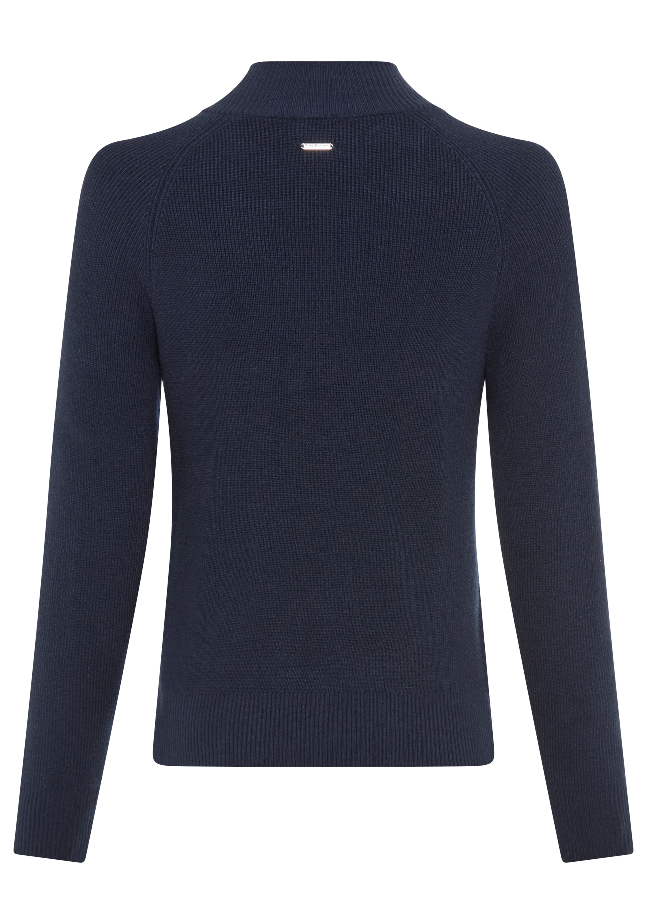 Laura Scott Pull en tricot kuscheliger Winterstrick mit Knopfdetail und Stehkragen