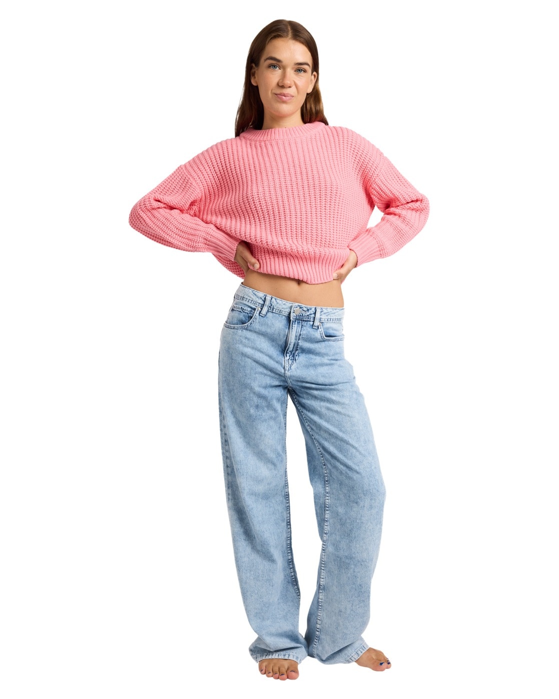 Image of Roxy Loose-fit-Jeans "Dawn Patrol Mid Sunbleached"