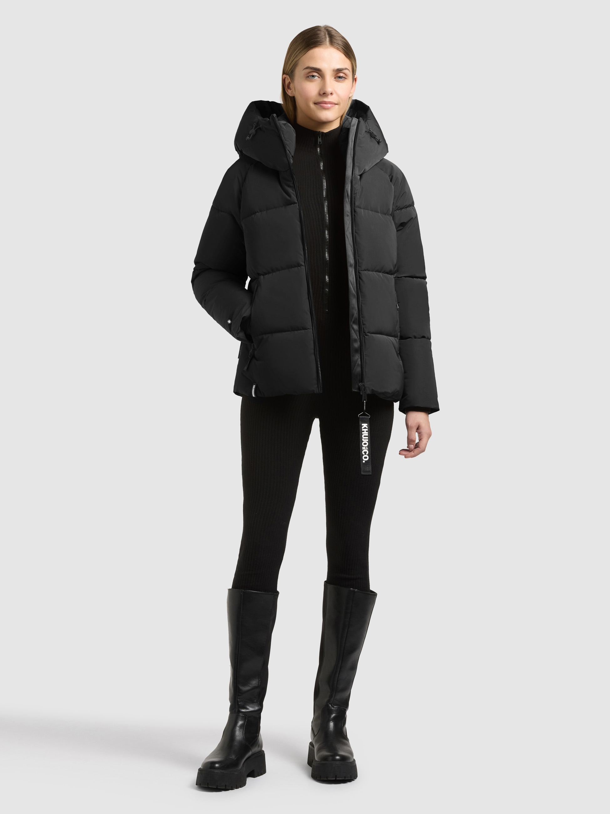 khujo Steppjacke »ONO2« mit Kapuze Loose Fit