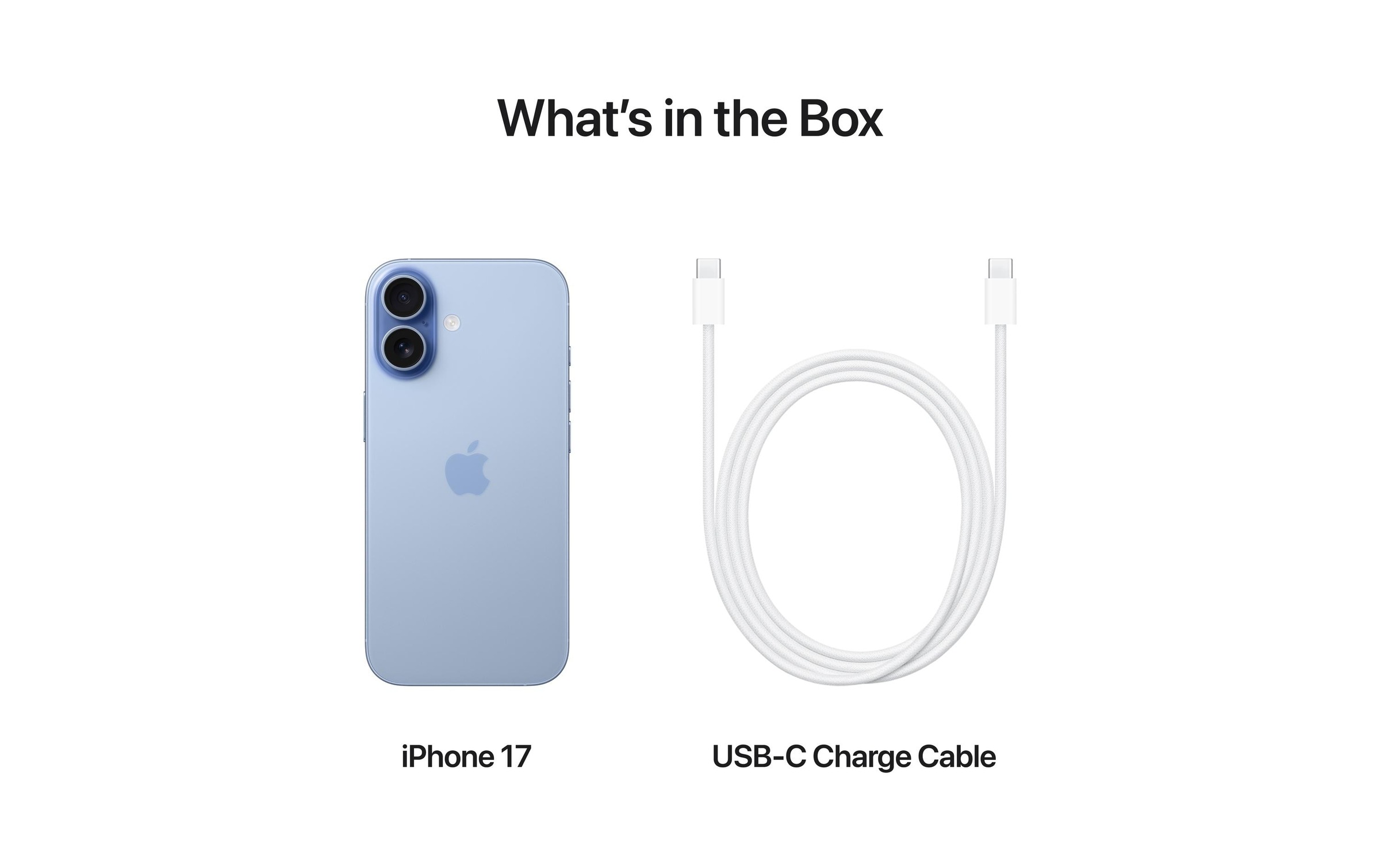 Apple Smartphone »iPhone 17« Blau Induktionsladung