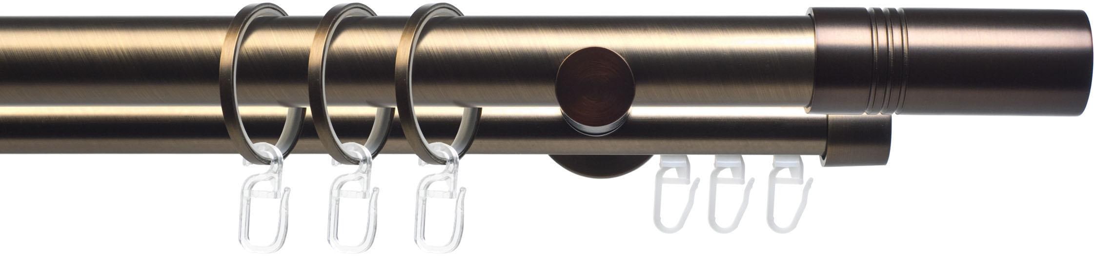 Image of Liedeco Gardinenstange "CELZYLIN02SG2L" Ø 25 mm 2 läufig-läufig Fixmass 2-läufig im Fixmass Ø 25/20 mm