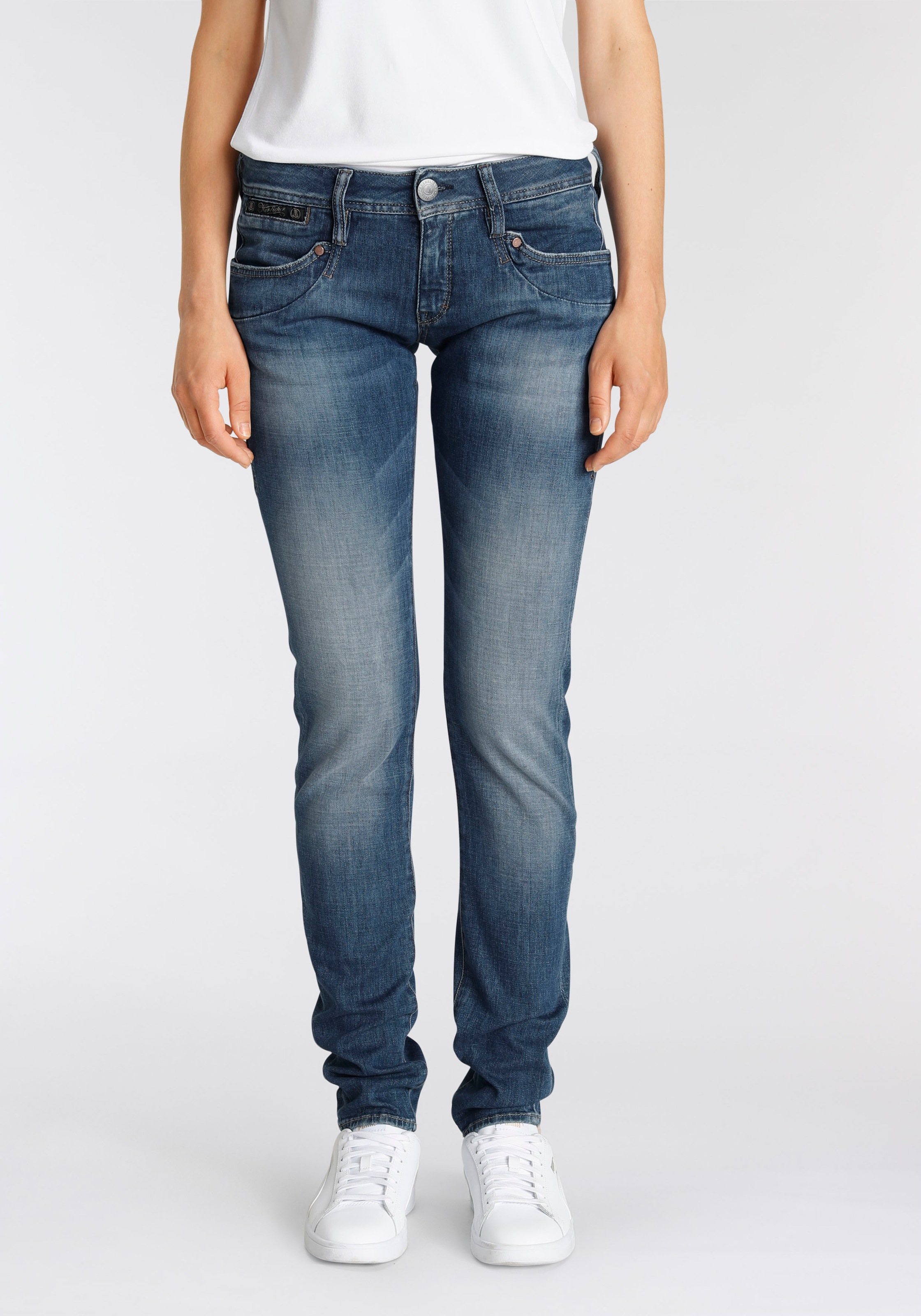Image of Herrlicher Slim-fit-Jeans »PIPER SLIM ORGANIC DENIM CASHMERE TOUCH«, umweltfreundlich dank Kitotex Technology bei Ackermann Versand Schweiz