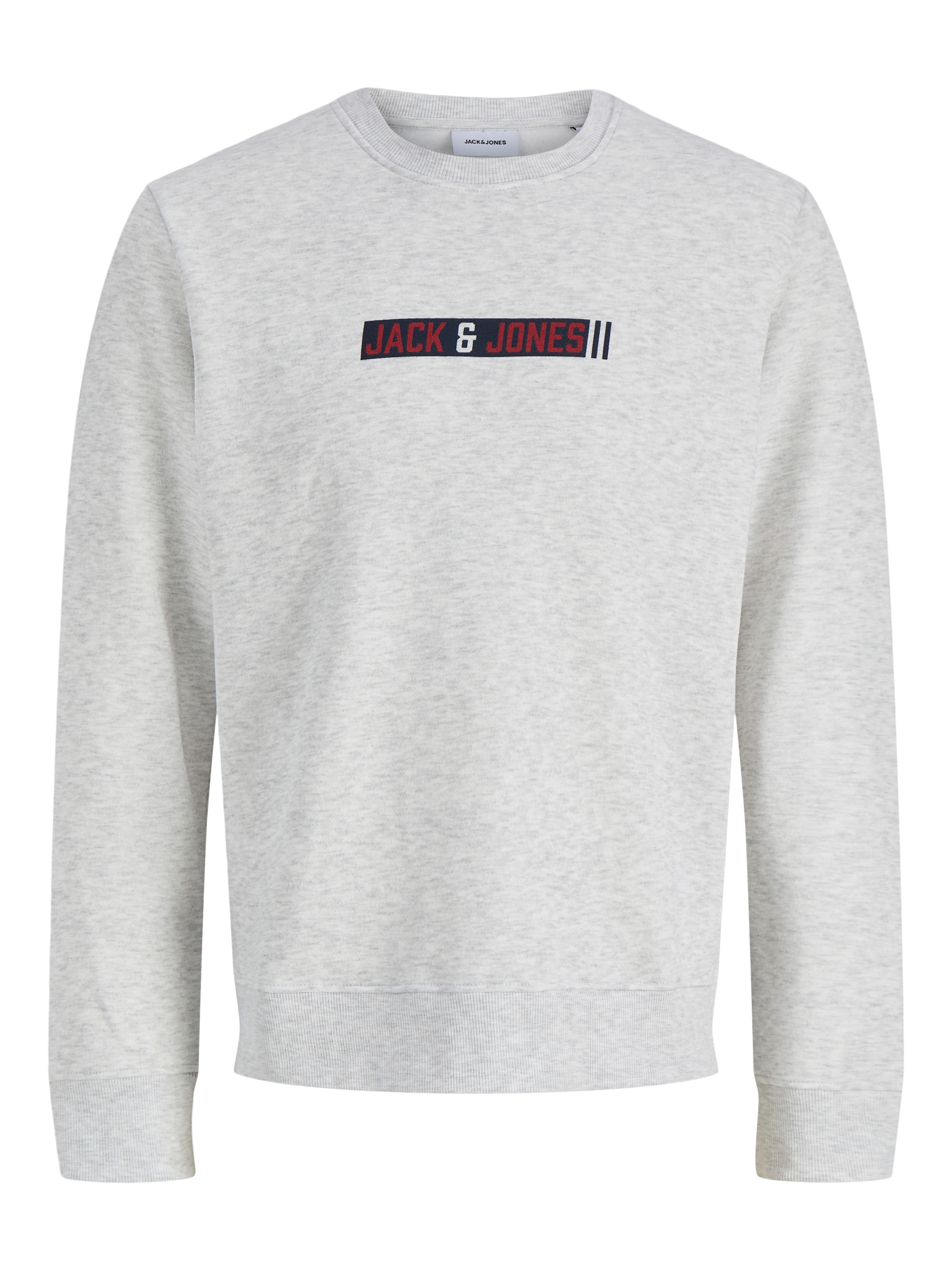 Jack & Jones Sweat-shirt »JJMUNK SWEAT CREW NECK«, mélange de matériaux, coupe normale
