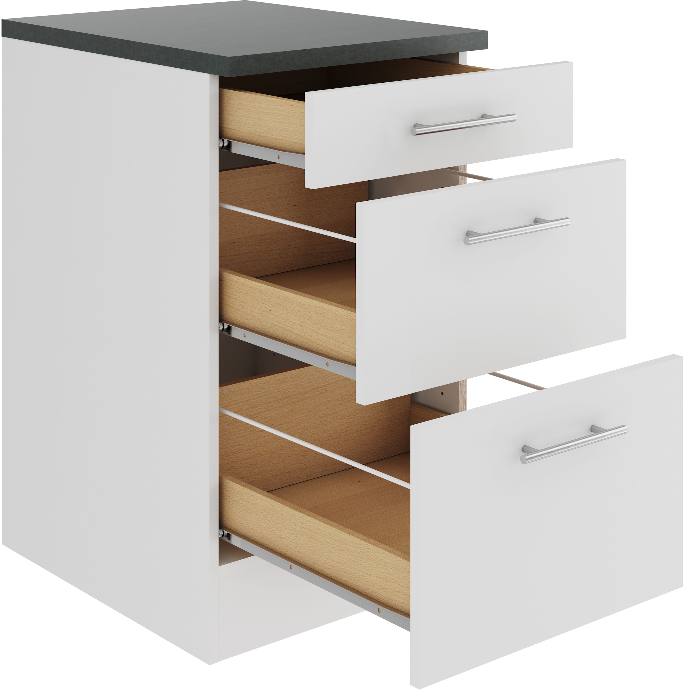 OPTIFIT Unterschrank »Bella«, Breite 50 cm, 2 Auszüge, 1 Schubkasten
