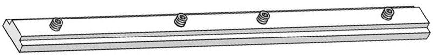 Image of GARESA Profilverbinder für Flächenvorhangschiene "Profil 101 und 102" Profilverbinder zum Verbinden von 2 Innenlaufprofilen von "Garesa"