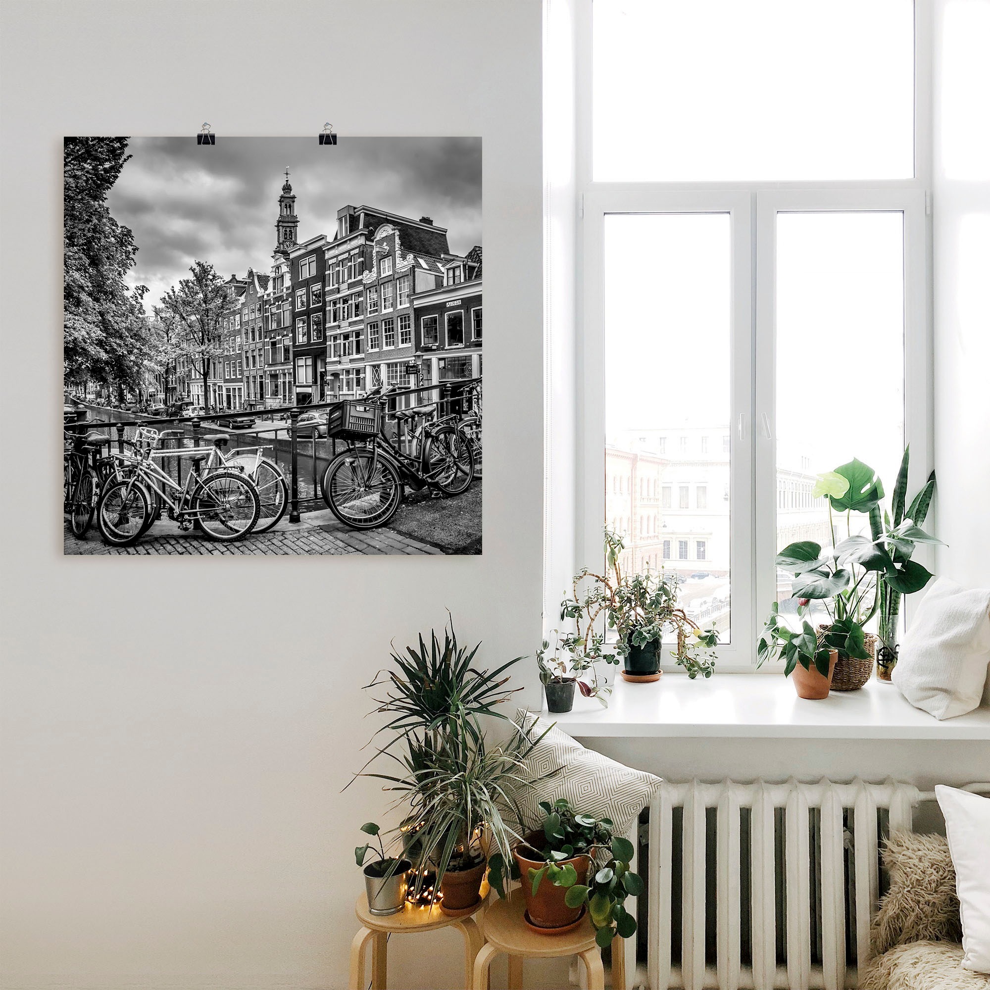 Artland Poster »Amsterdam Bloemgracht II«, Amsterdam, (1 St.), als Alubild, Leinwandbild, Wandaufkleber oder Poster in versch. Grössen