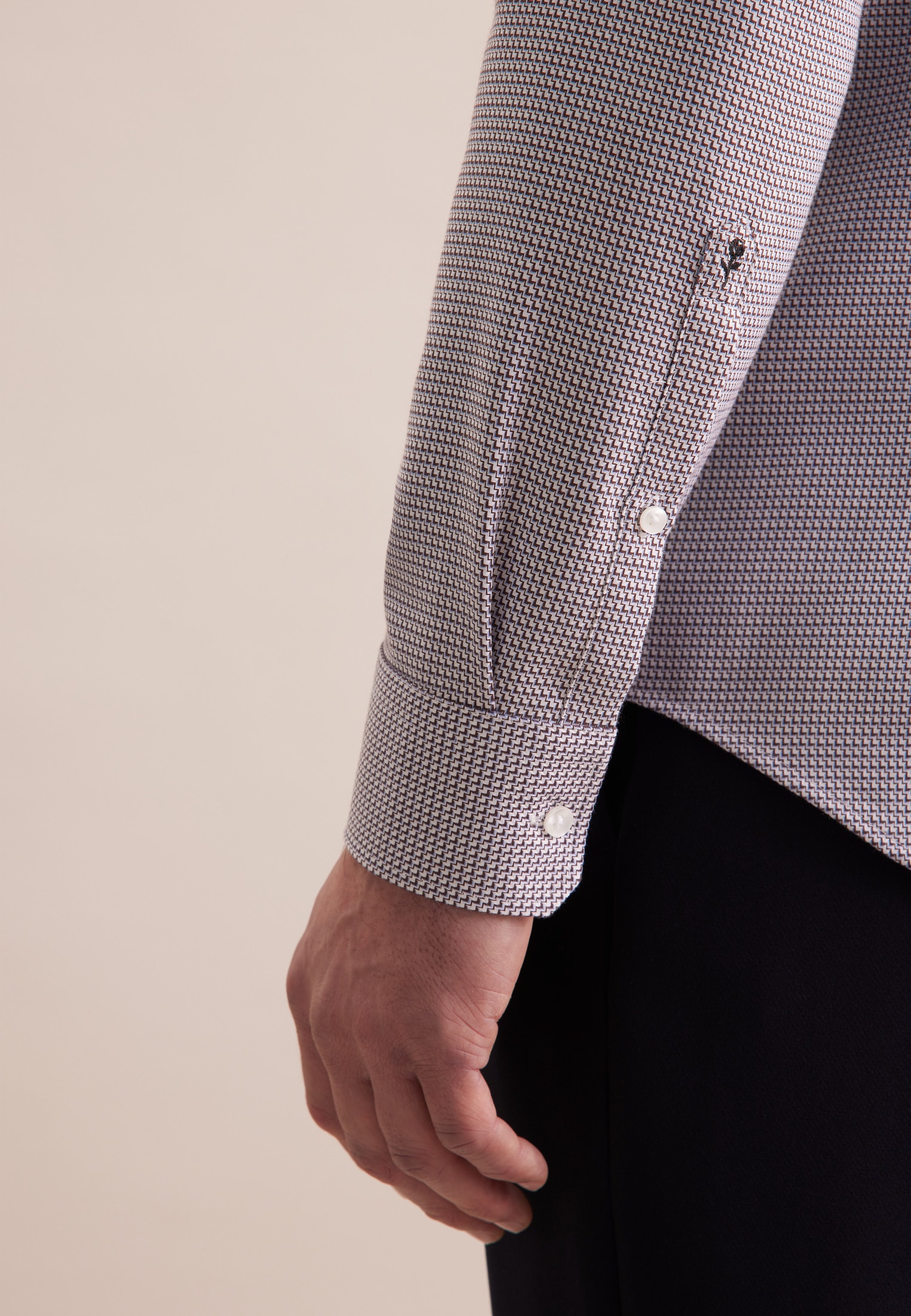 seidensticker Chemise d'affaires »Slim« col Kent slim 1/1 structuré