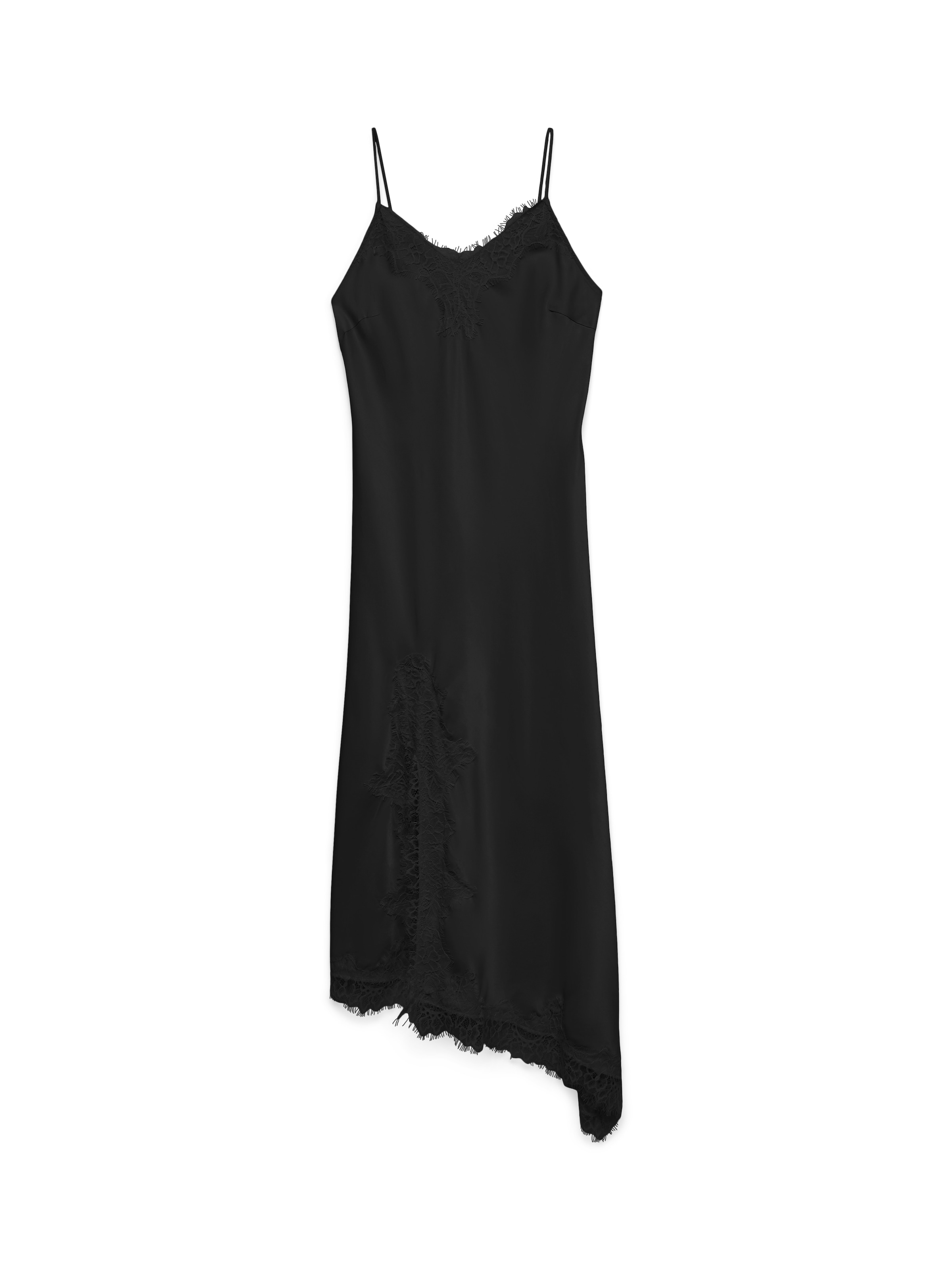 Image of Vero Moda Spitzenkleid "VMCHARM SINGLET 7/8 LACE DRESS WVN BOO" Viskosemischung, regular fit, Spitze