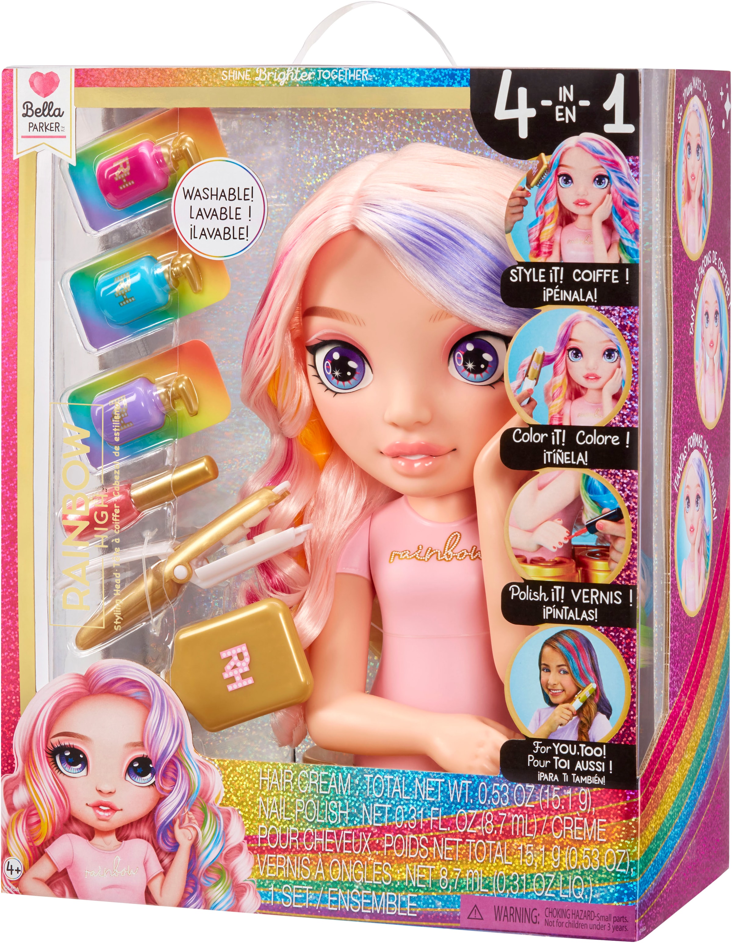 RAINBOW HIGH Tête de coiffure & maquillage »Rainbow HIgh Styling Head Playset«