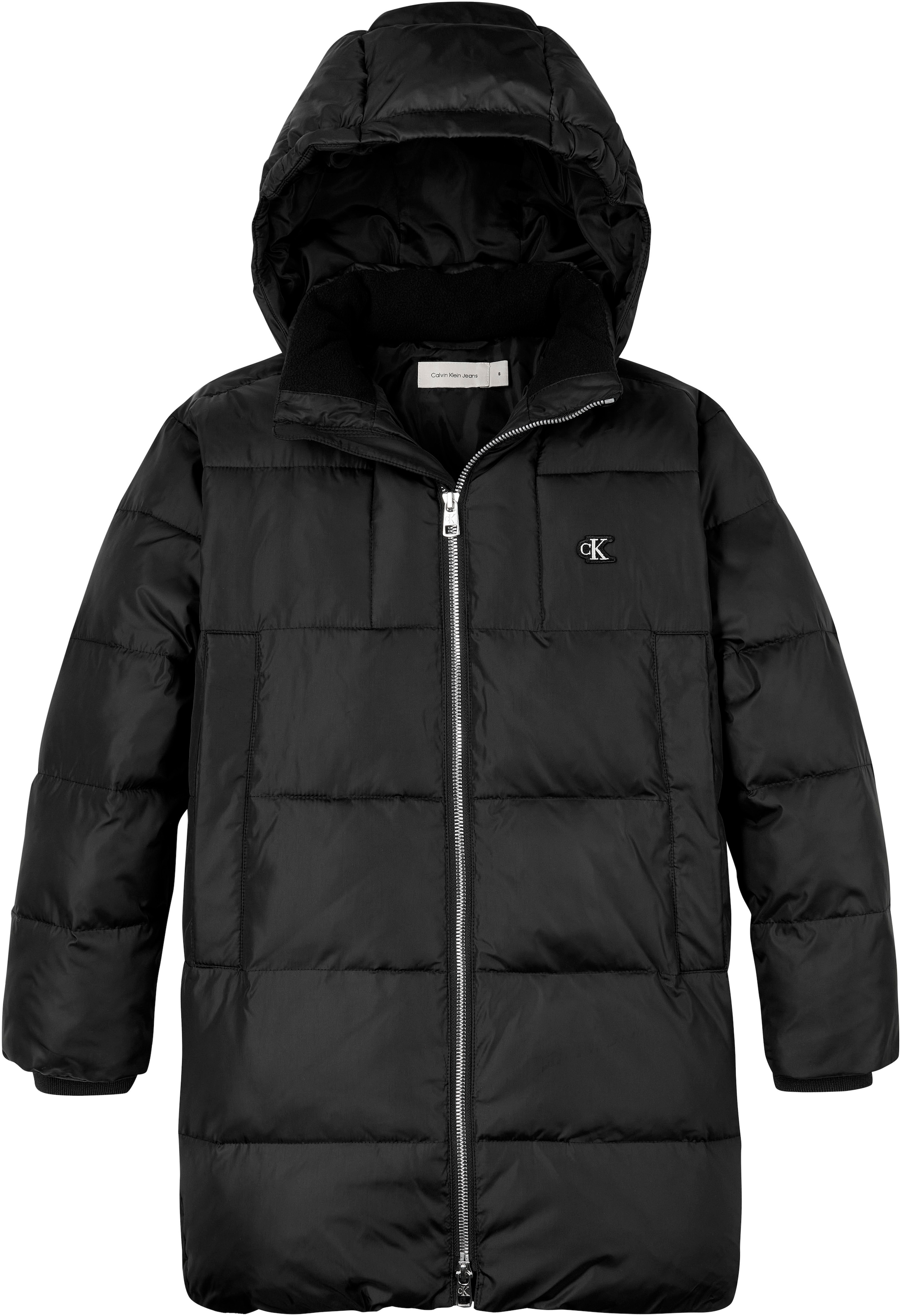 Calvin Klein Jeans Parka »Essential Parka Puffer«, mit Kapuze, für Kinder bis 16 Jahre und mit Logopatch