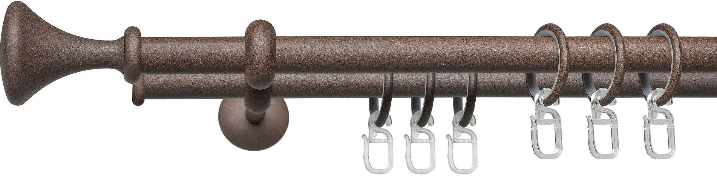 Image of Liedeco Gardinenstange "Esp Kegel" Ø 16 mm 2 läufig-läufig Fixmass 2-läufig im Fixmass Ø 16 mm