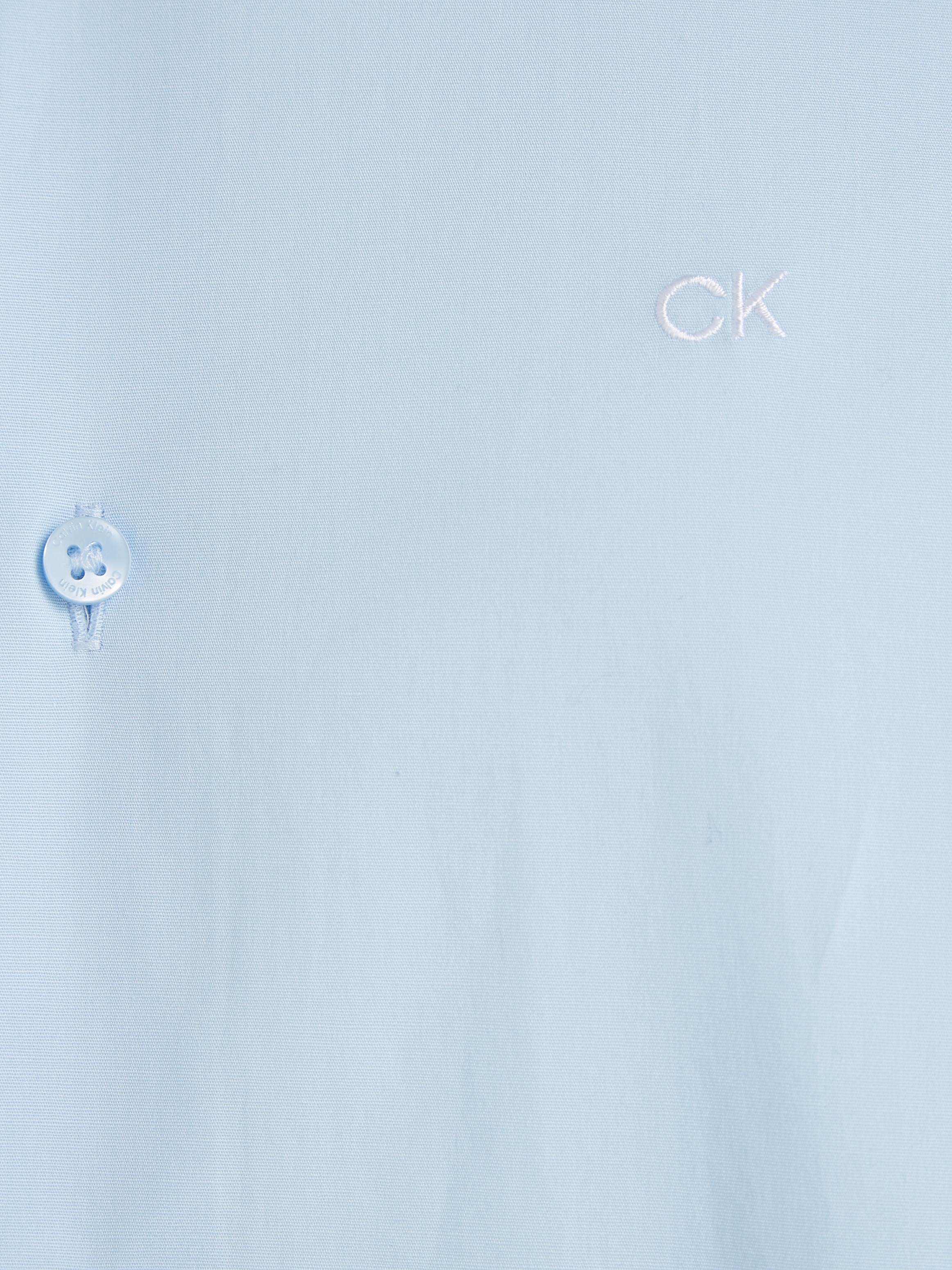 Calvin Klein Businesshemd »STRETCH POPLIN SLIM SHIRT«, mit Calvin Klein Logo auf der Brust