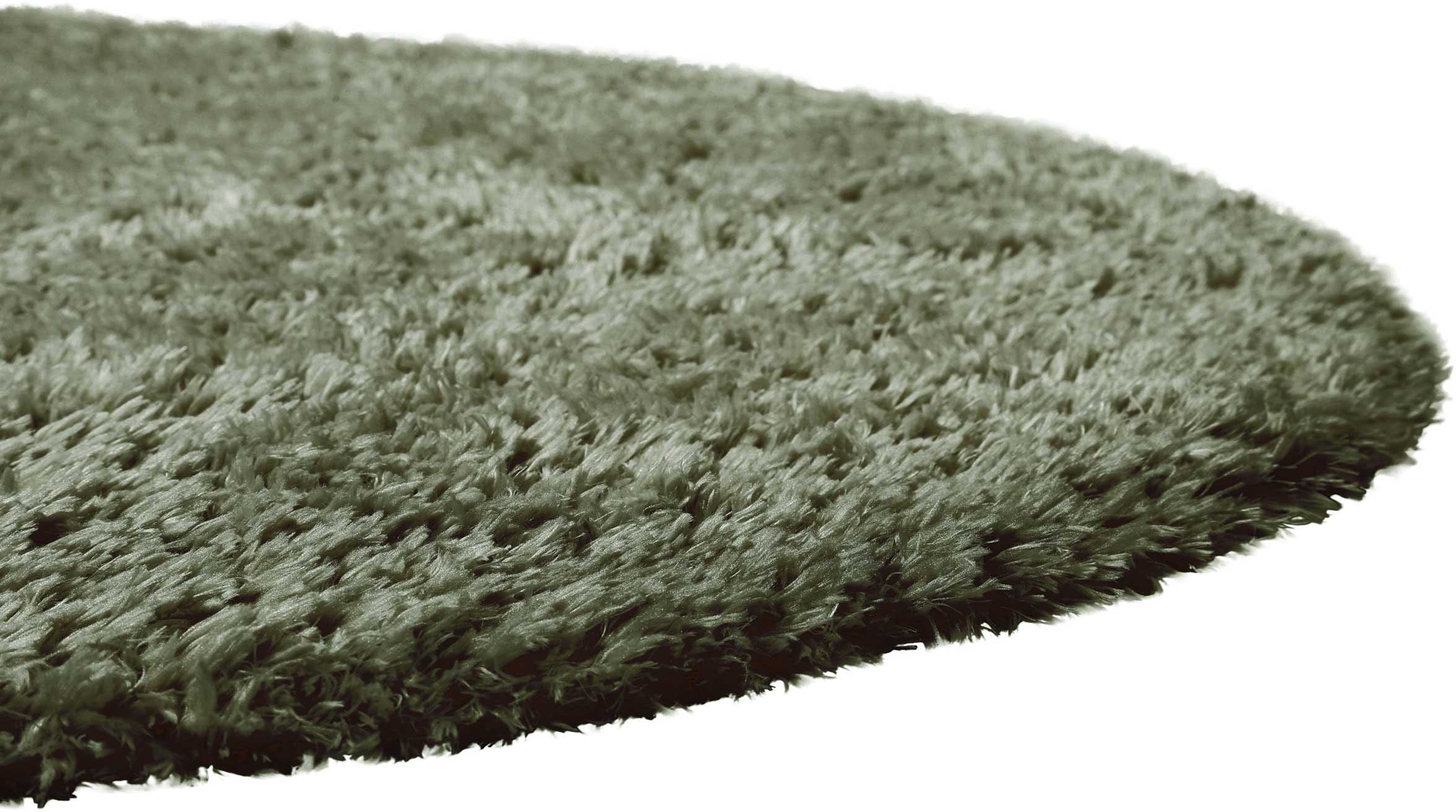 Homie Living Hochflor-Teppich »Matteo HL-0961«, rund, nachhaltig aus 100% recyceltem PET, Langflor, Shaggy, Wohnzimmer