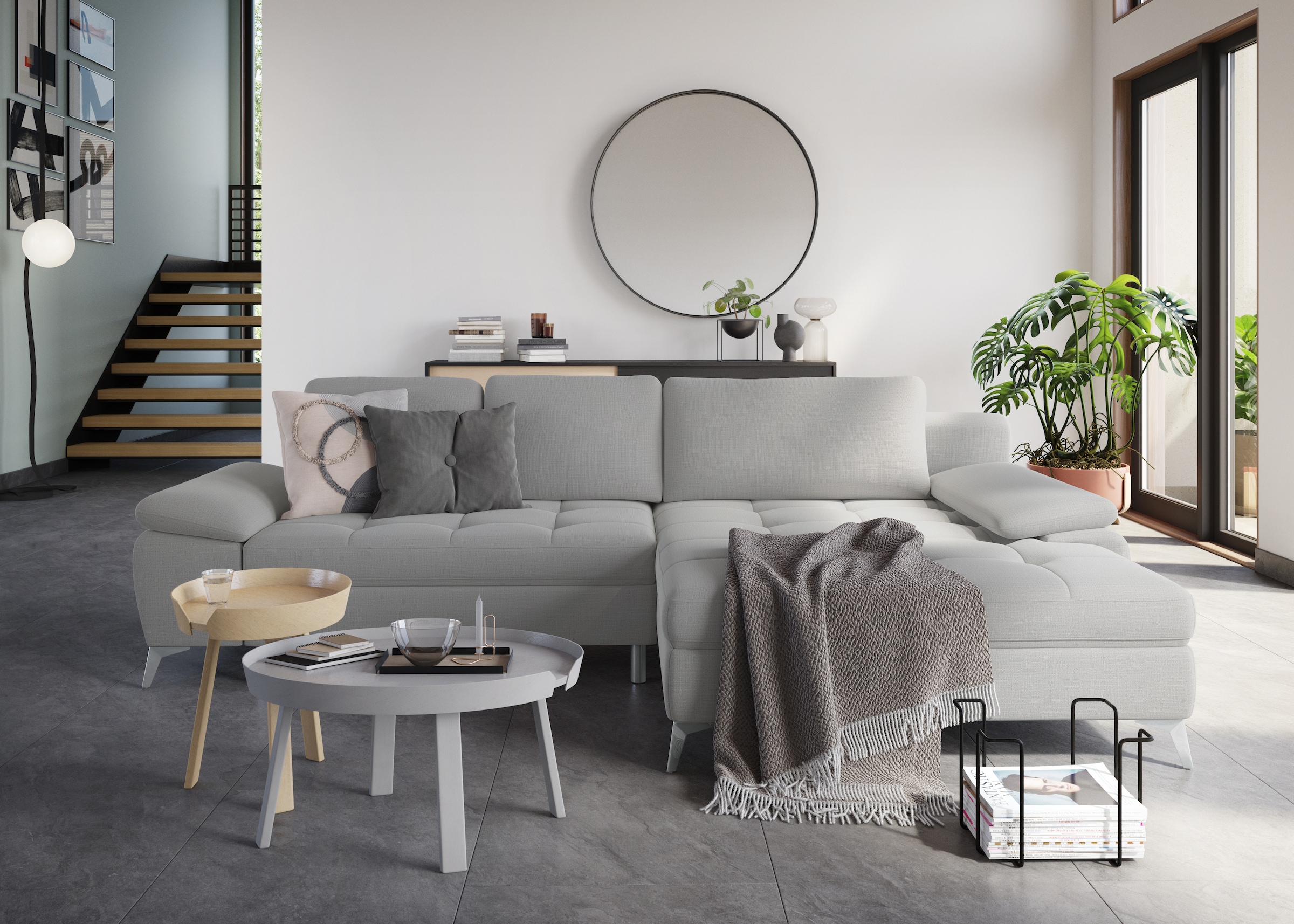 Image of sit&more Ecksofa "Latigo L-Form" mit Mega-Recamiere, wahlweise mit Bettfunktion und Bettkasten