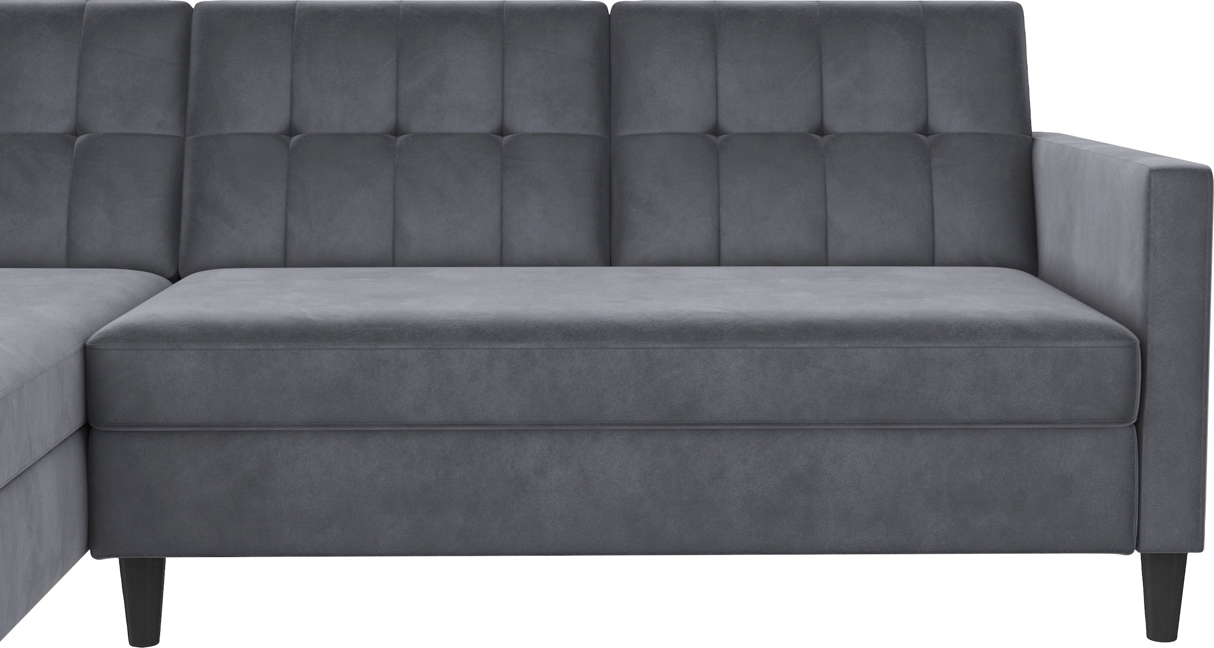 Dorel Home Ecksofa »Hartford II«, mit Bettfunktion und Stauraum, Recamiere beidseitig montierbar