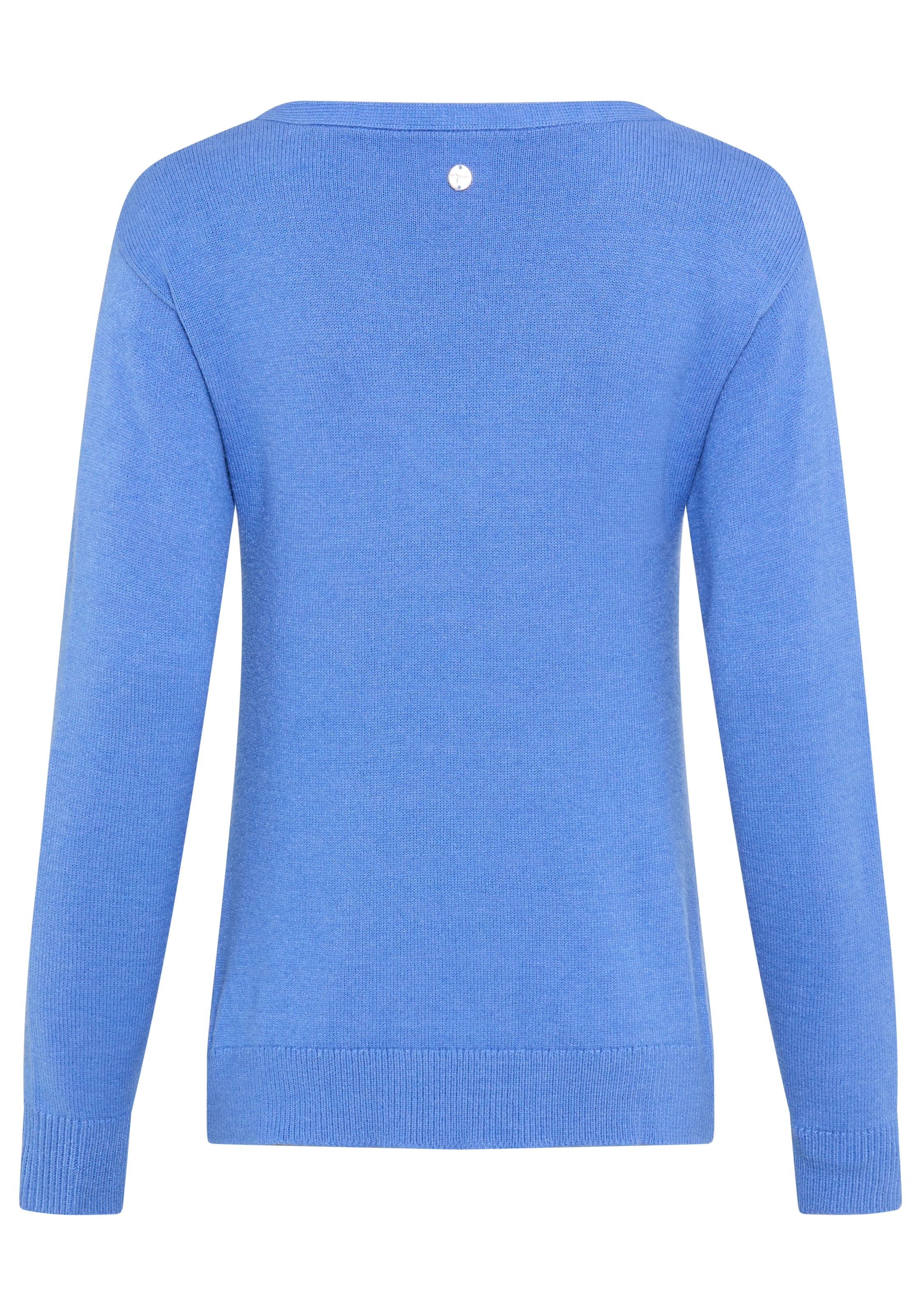 Tamaris Pull col V »mit lockerem Schnitt, aus fliessender Viskose-Qualität« 2 : avec patte de boutonnage devant, en mélange de viscose doux