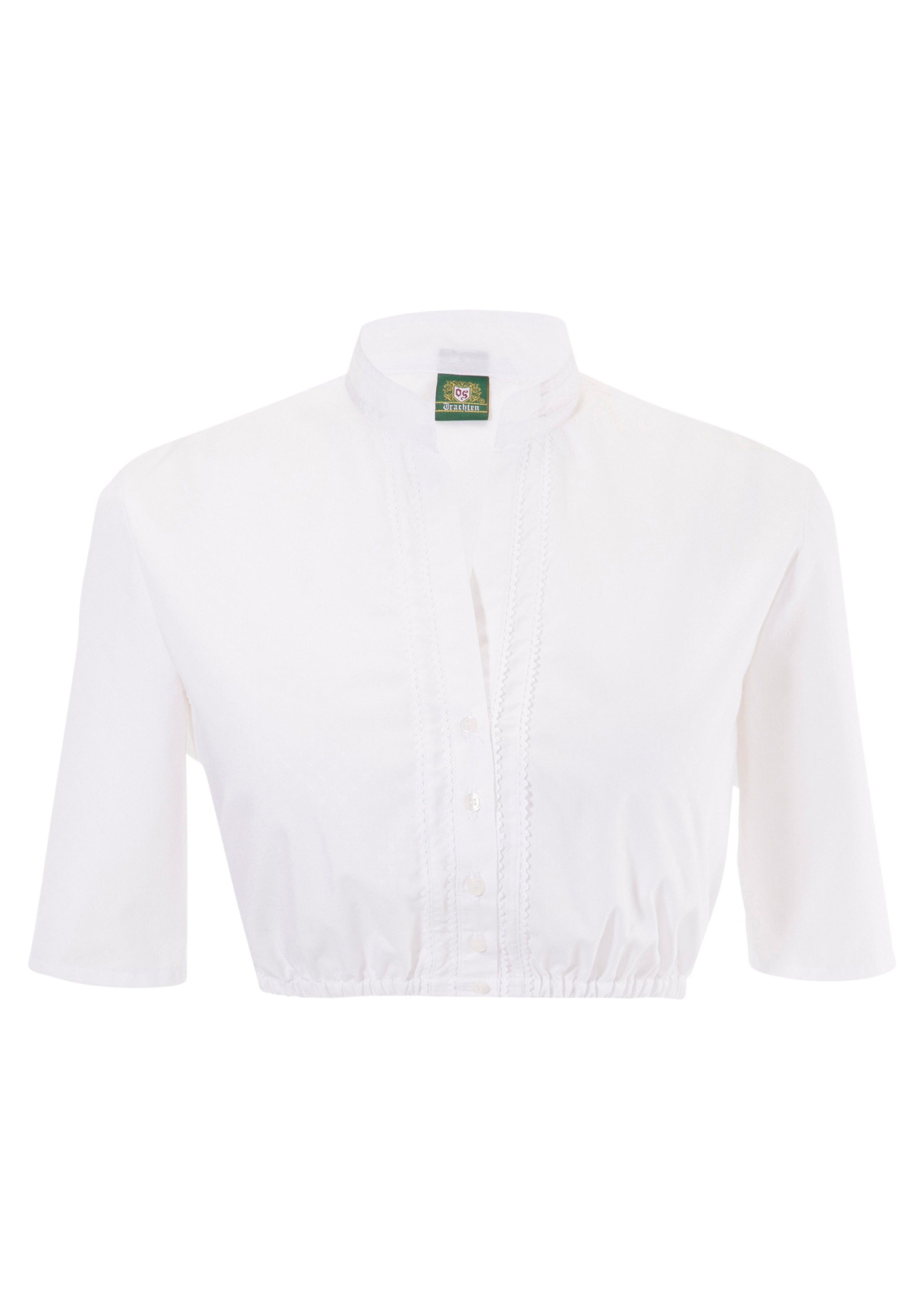 Dirndlbluse mit Stehkragen