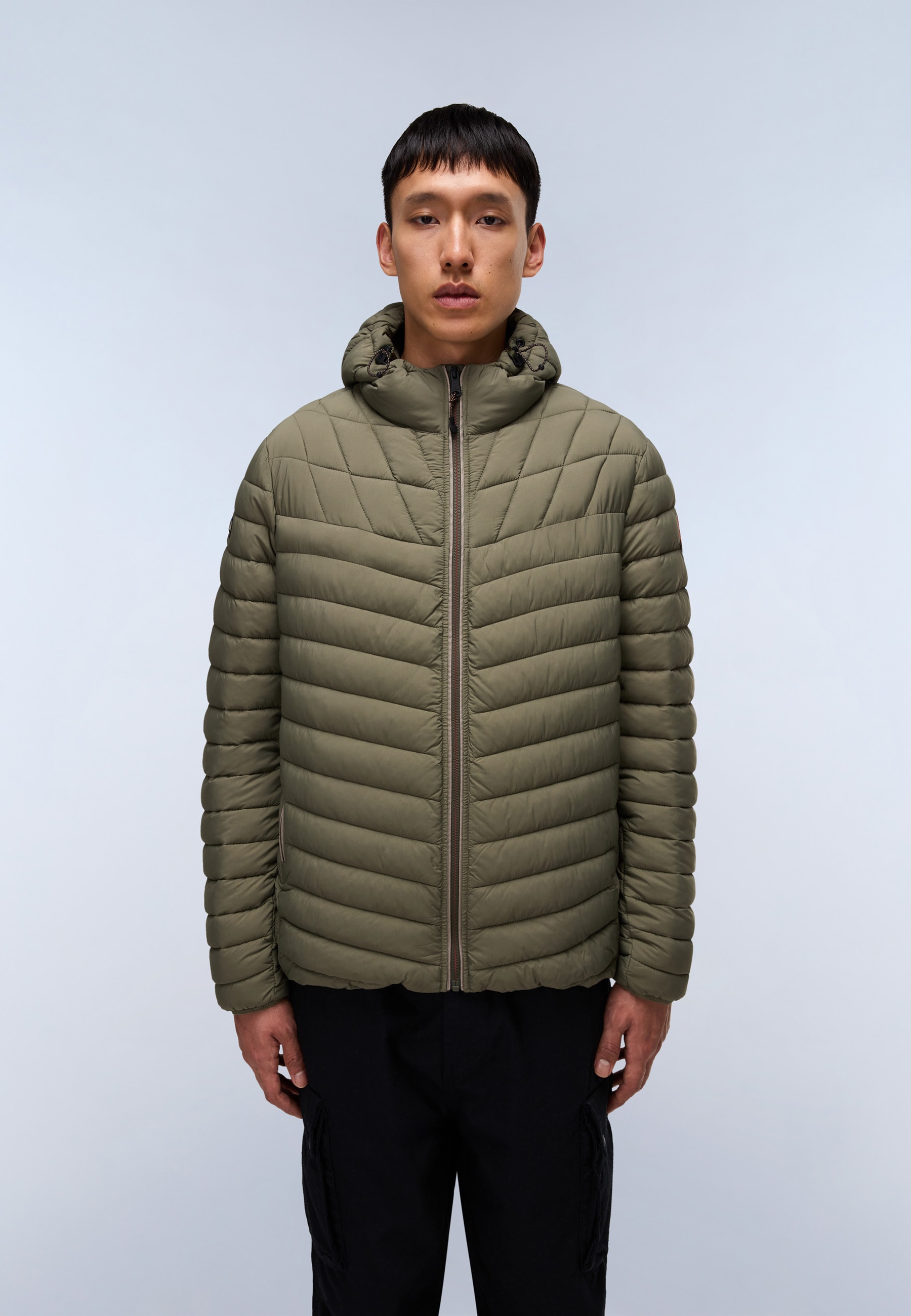 Image of Napapijri Steppjacke "LAPAZ" mit Kapuze mit Reissverschluss über die gesamte Länge