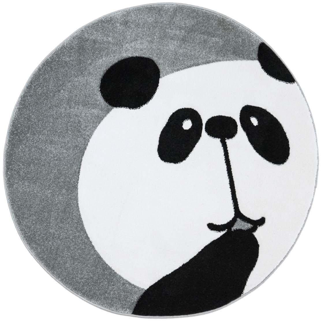 Carpet City Kinderteppich »Bueno Kids 1389«, rund, Spielteppich, Panda-Bär, 3D-Effekt, Weicher Flor, Pflegeleicht