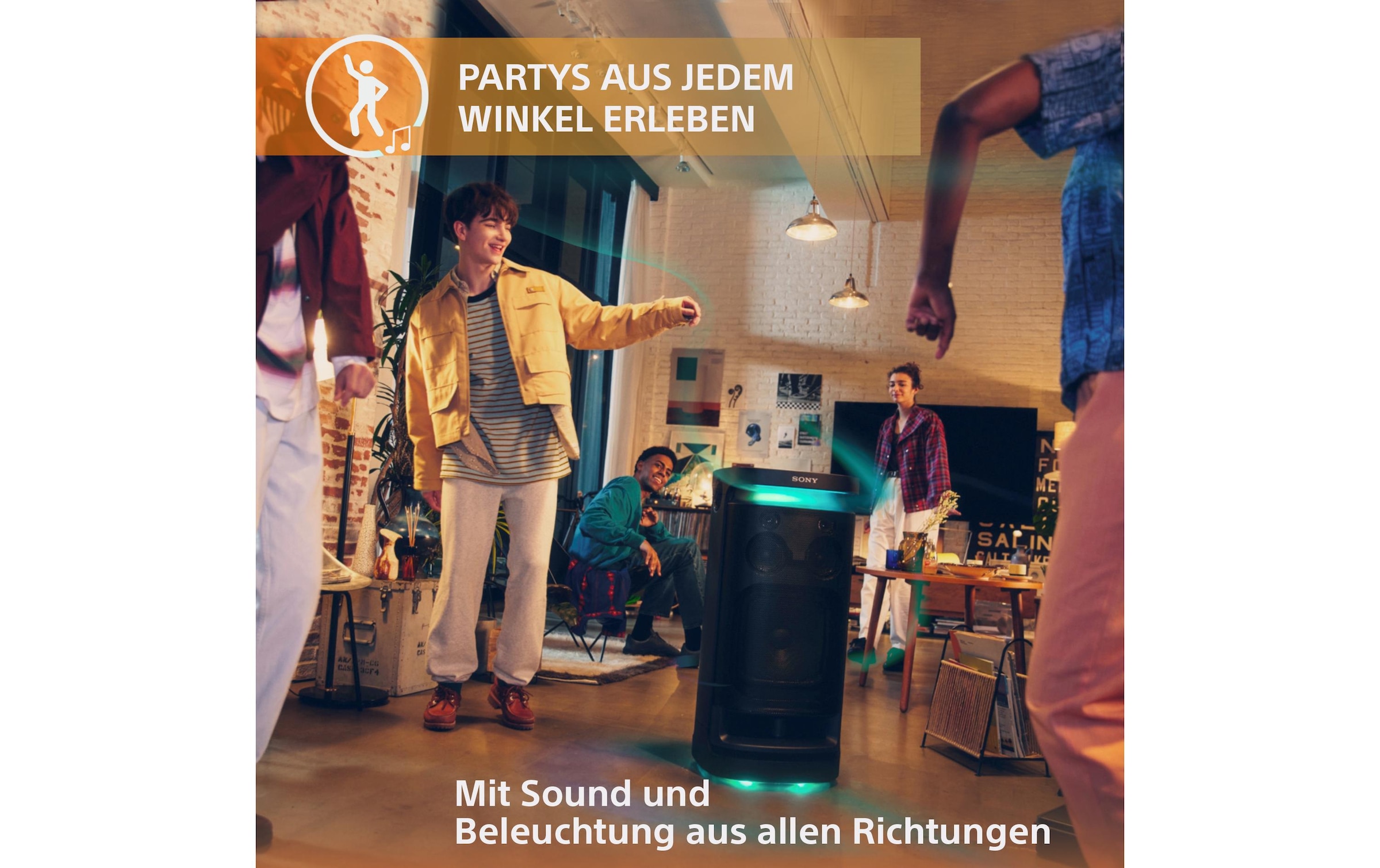 Sony Bluetooth-Speaker »SRS-XV900 Schwarz«