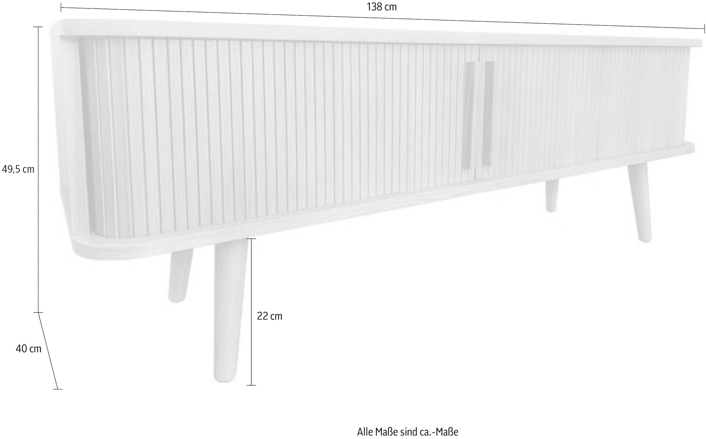 Woodman TV-Board »Rove« besonderes Design, in zwei Breiten, mit Eichenholzfurnier, FSC®
