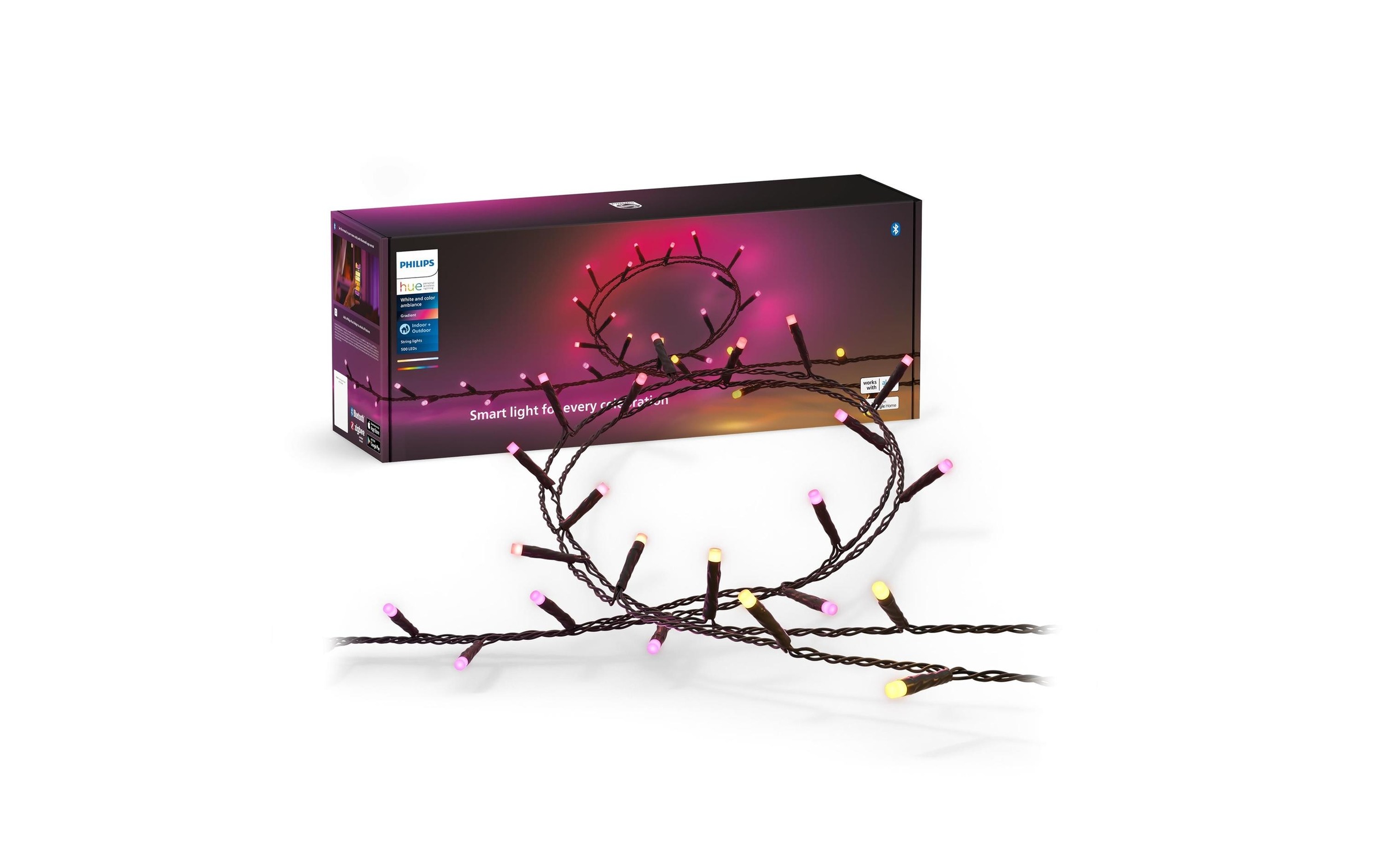 Image of Philips Hue LED-Lichterkette "Hue Festavia, 40 m, 500 LEDs" 500 Stk.-flammig