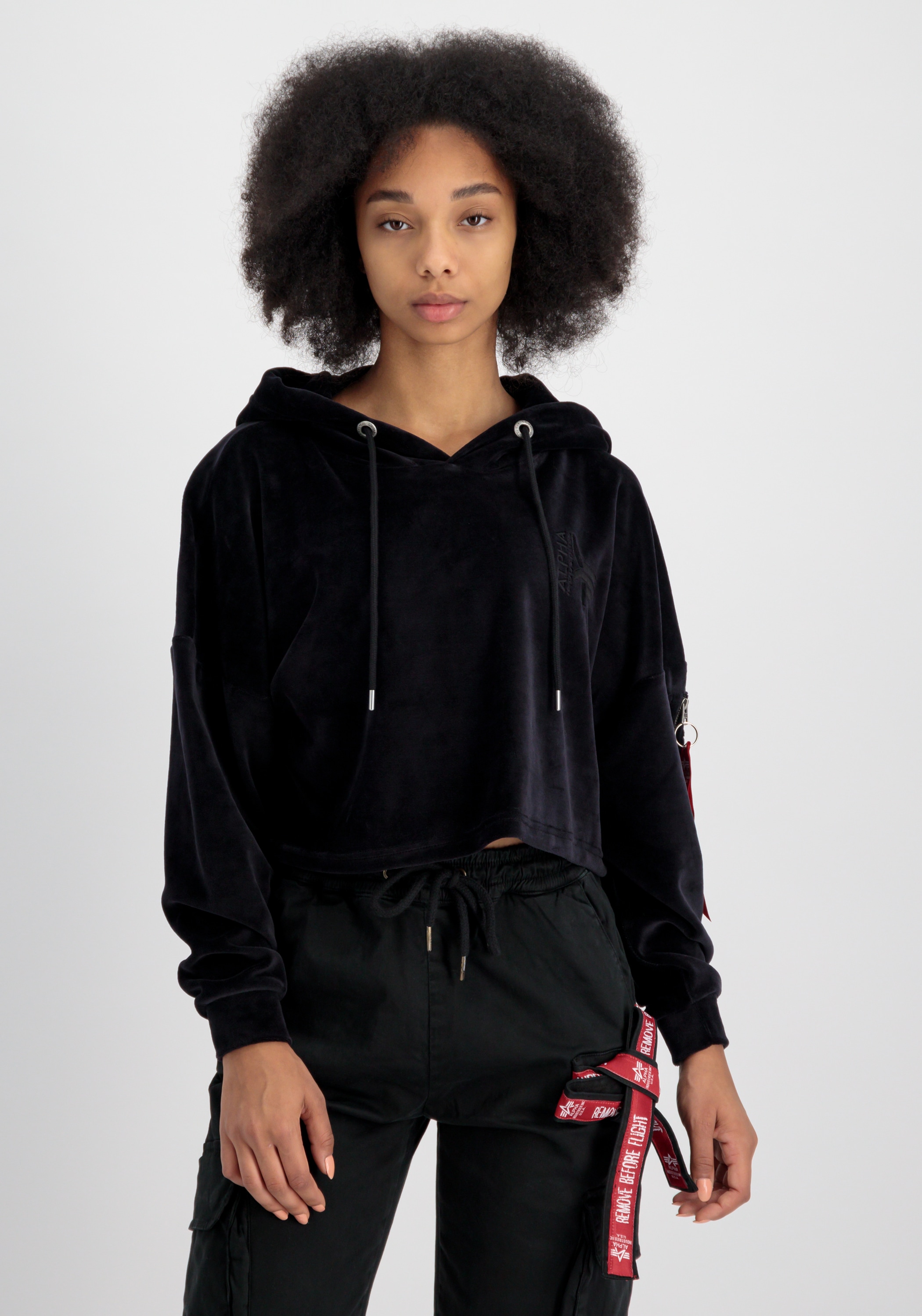 Image of Alpha Industries Hoodie "Frottee Hoodie COS Women"