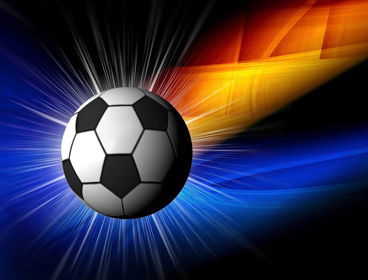 Papermoon Fototapete "Fussball"