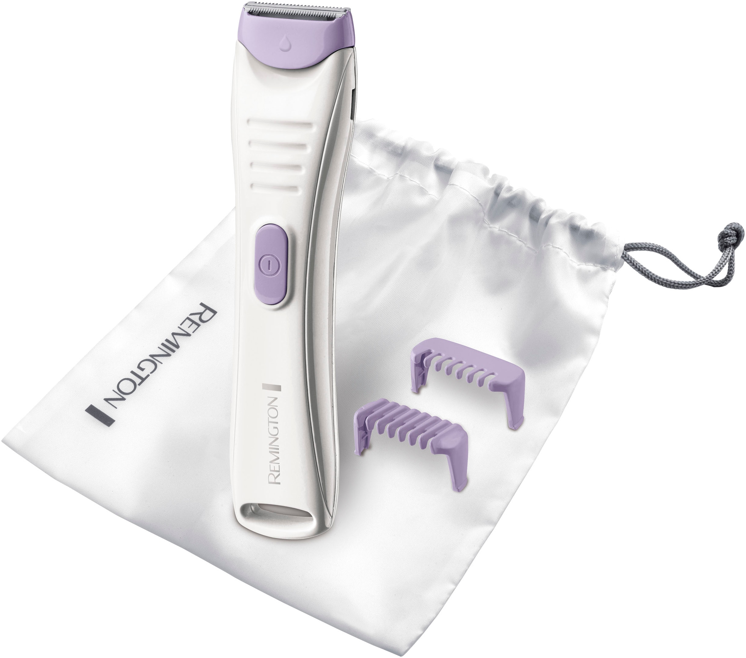 Remington Beauty-Trimmer »BKT4000«, 2 Aufsätze, bis 0,2mm ohne Hautirritationen,2 Klingen,inkl 2 Aufsteckkämme (2&4mm)