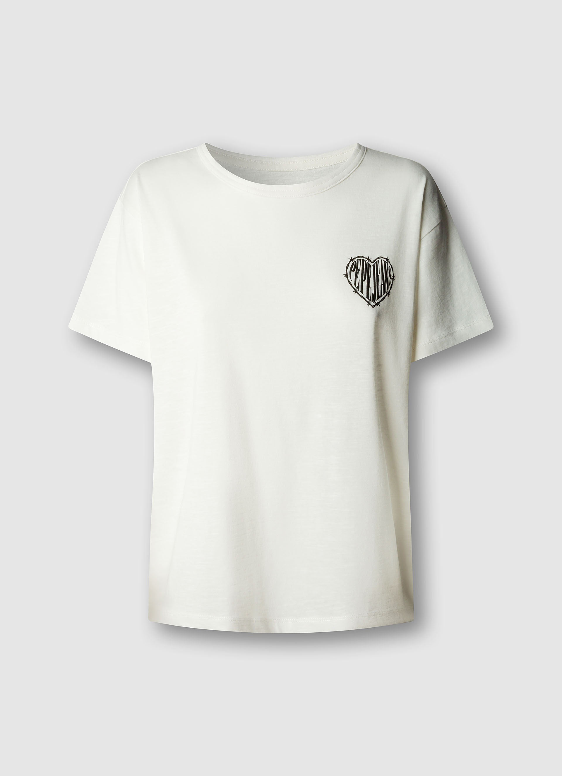Pepe Jeans T-shirt »BENJAMINA« Avec détail logo, qualité coton