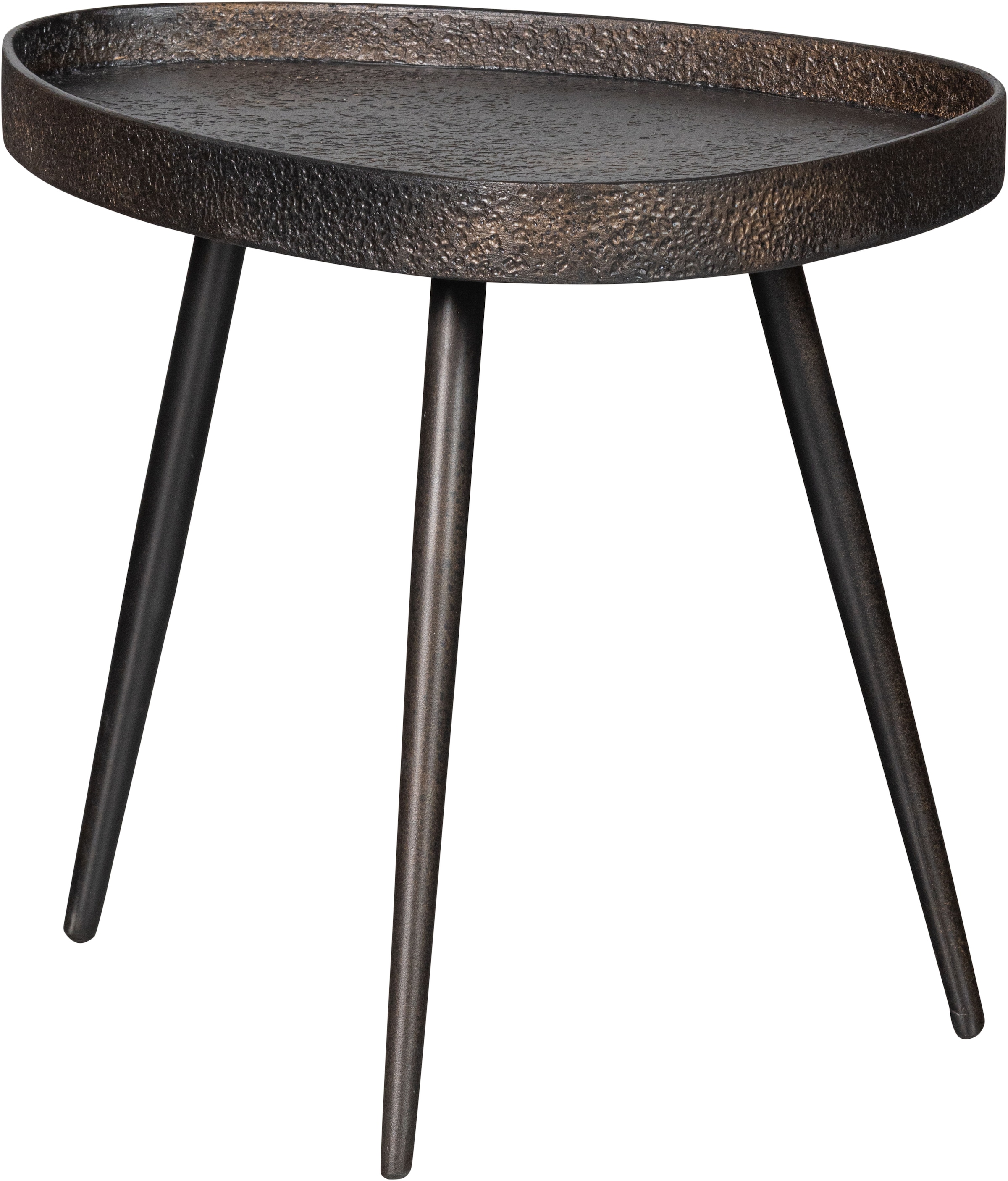 WOOOD Beistelltisch »Crude mit Multiplex-Zinkbeschichtung und Metallbeinen 71 x 52 x 39 cm« Set, 2 Stk. tlg. 2er-Set, unterschiedliche Grössen im Set, Tragkraft je 15 kg