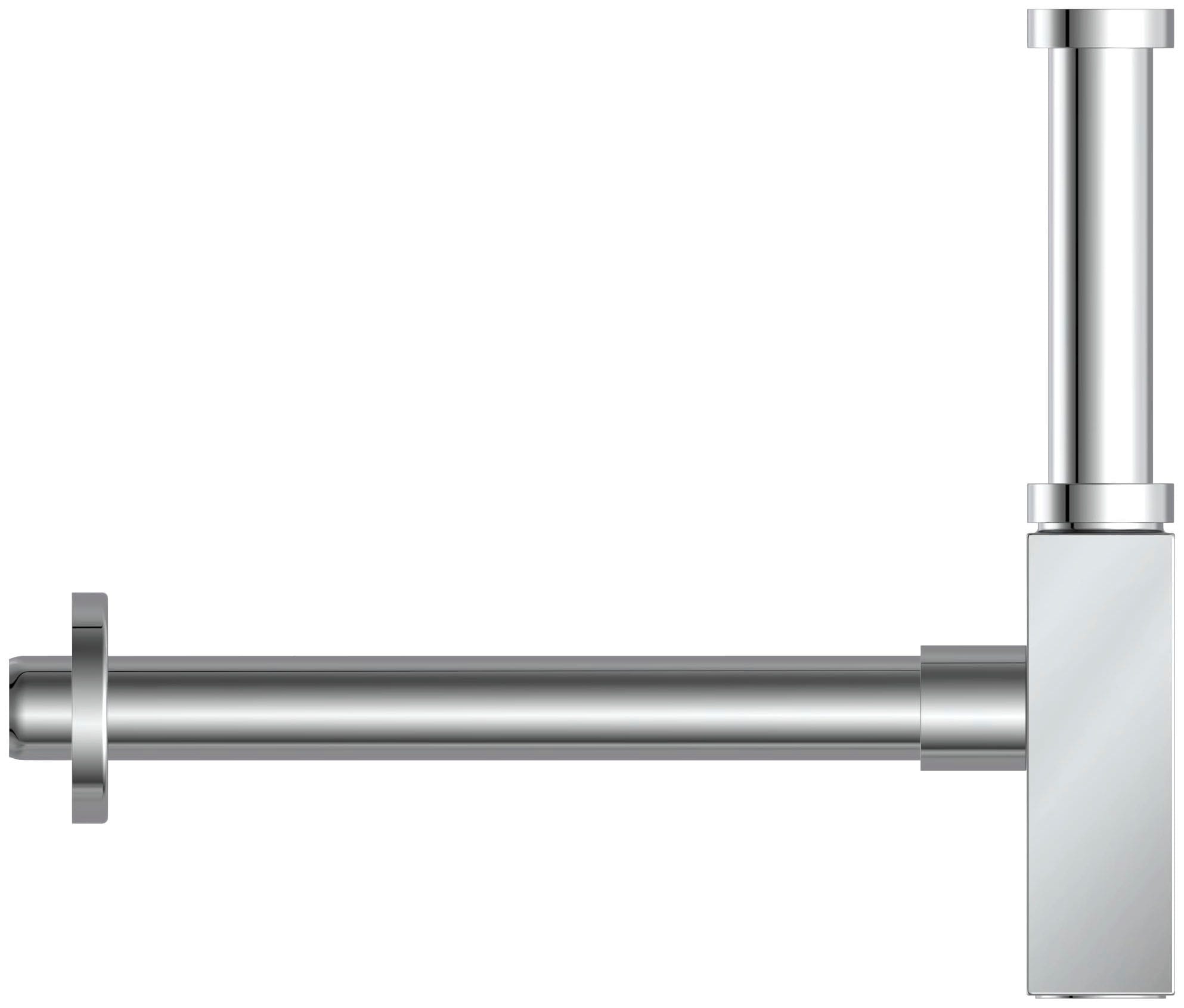 Kirchhoff Siphon »Design-Siphon« Flaschensiphon, Wandrohr 30cm,  Chrom, 1 1/4" x 32 mm