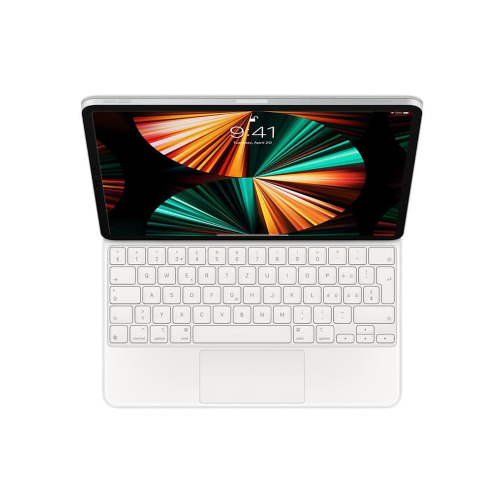 Apple Tablet-Hülle »Apple Magic Keyboard for 12.9-inch CH White«, iPad Pro 12,9" (2018)-iPad Pro 12,9" (4. Generation)-IPad Pro 12,9" (5. Generation)-iPad Pro 12.9", 32,8 cm (12,9 Zoll), MJQL3SM/A