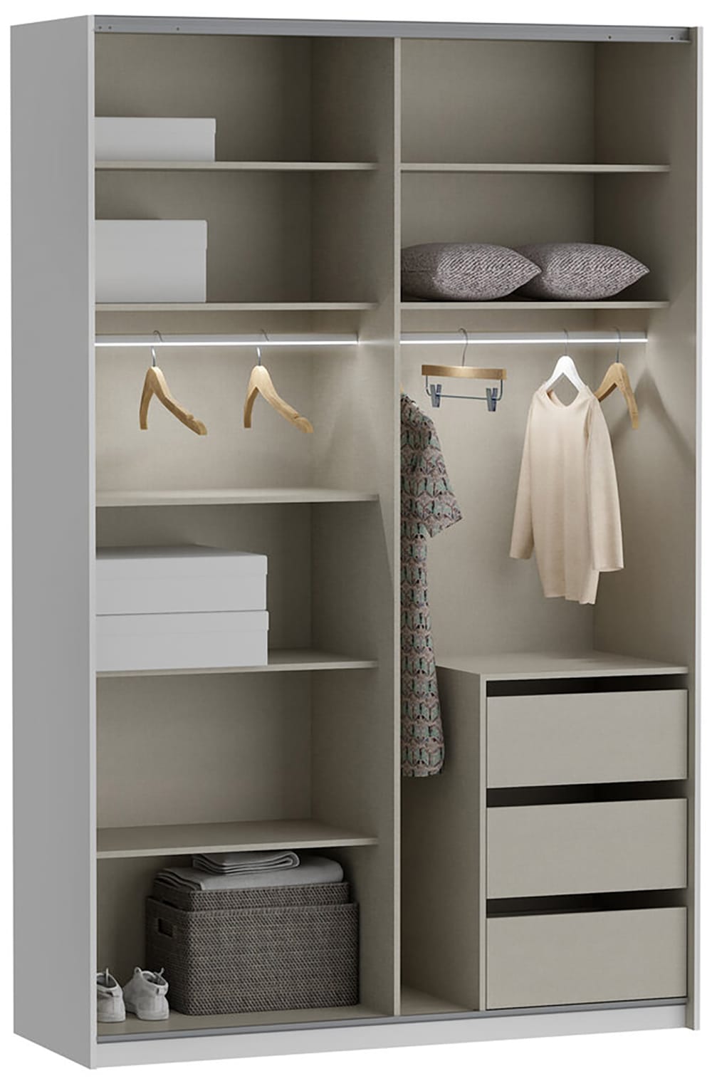FORTE Einlegeboden Einlegeböden 2,2 cm Stärke, optional bestellbar, 3er Set