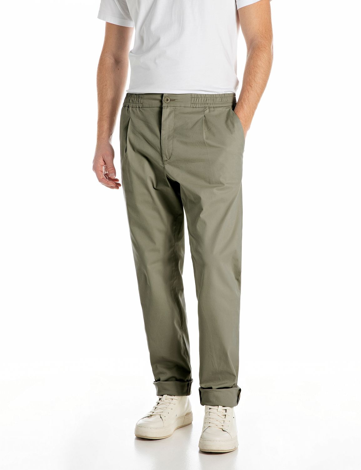 Image of Replay Chinohose "ADHANN" im Tapered Fit